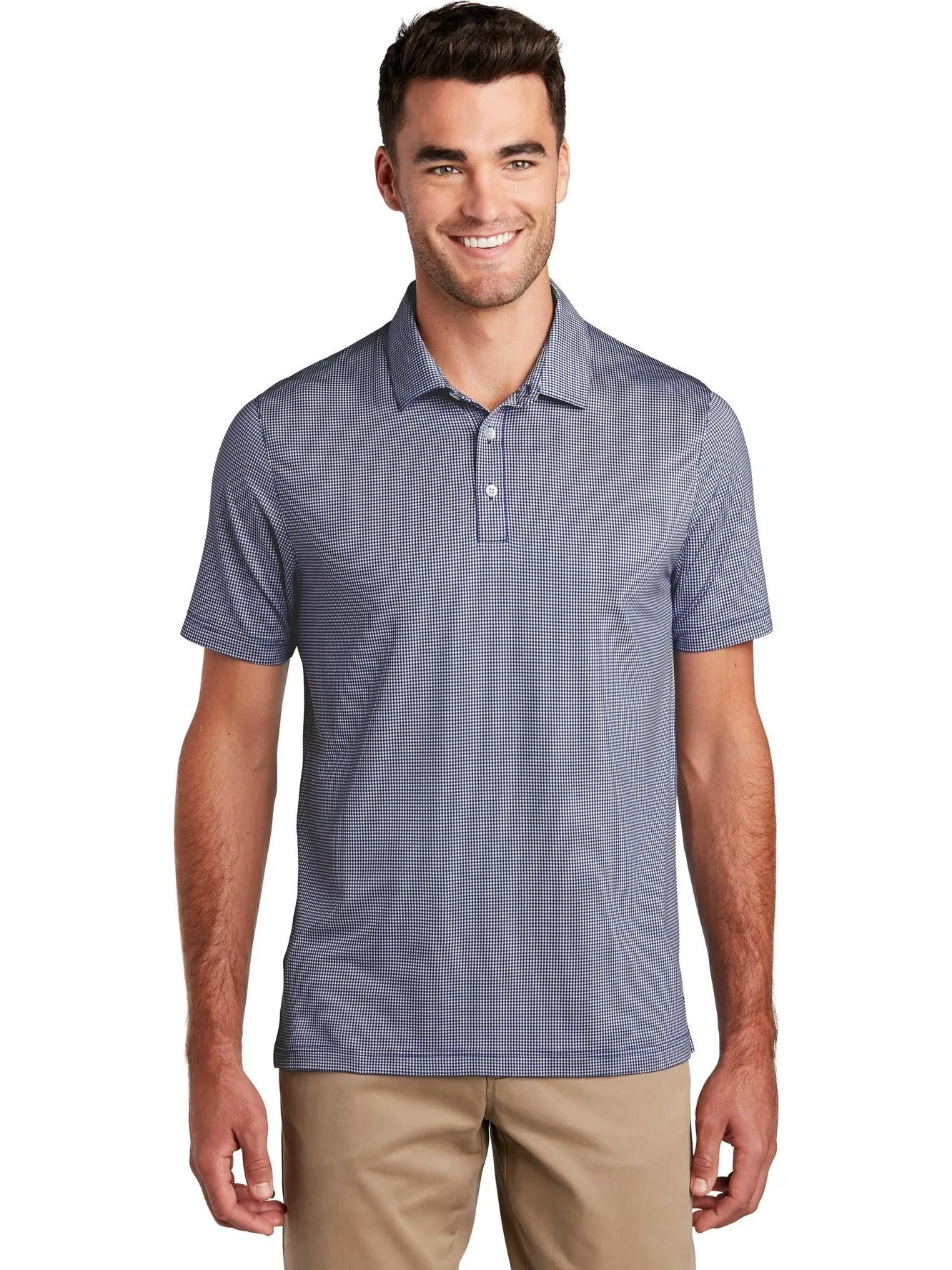 Port Authority Gingham Polo