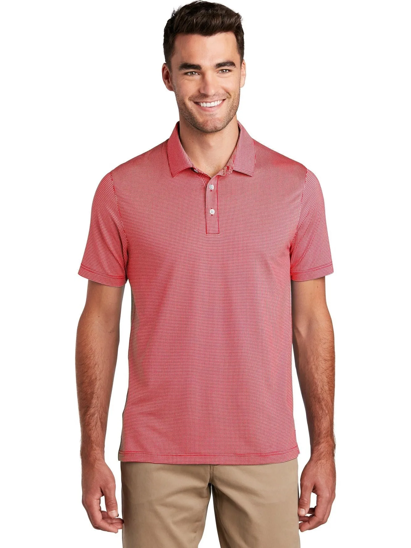 Port Authority Gingham Polo