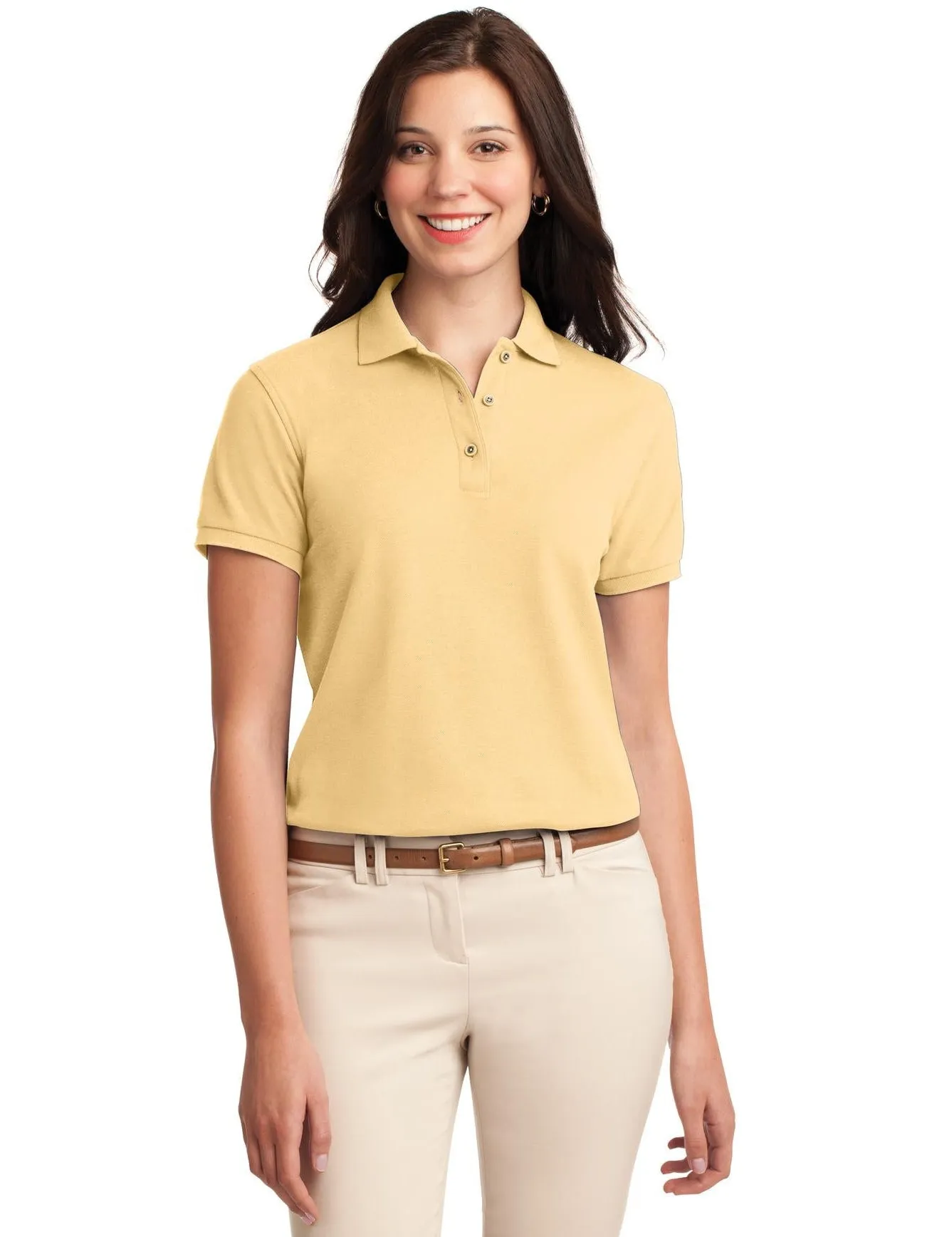 Port Authority Ladies Silk Touch Polo