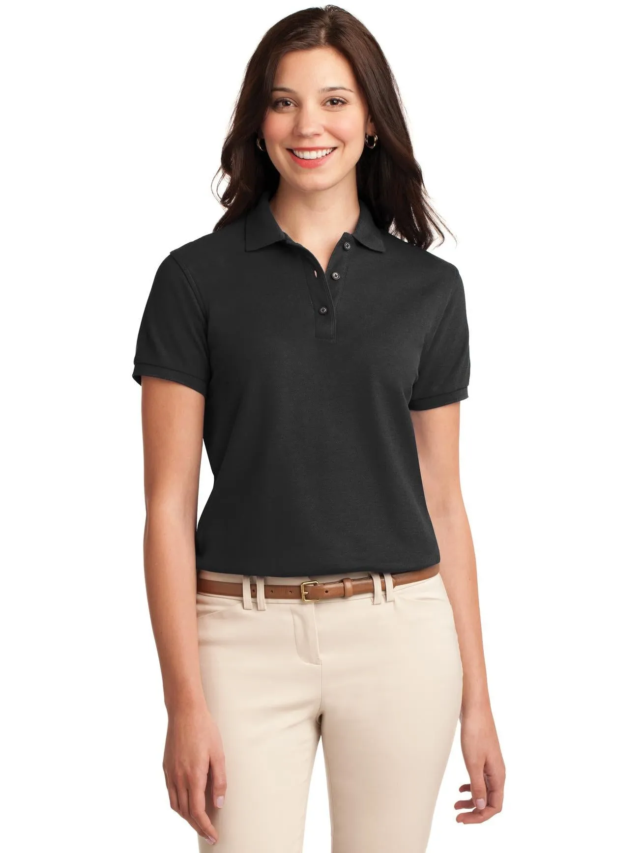 Port Authority Ladies Silk Touch Polo