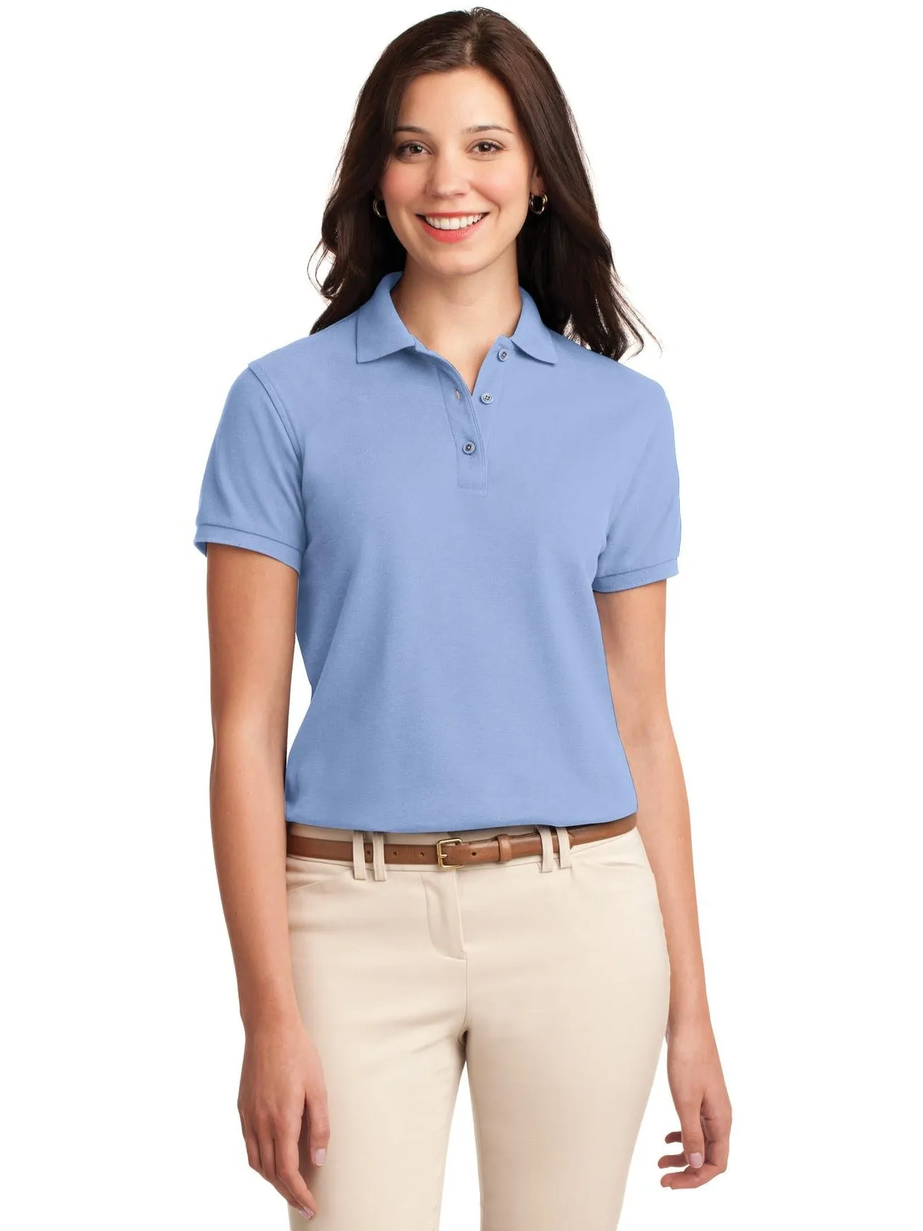 Port Authority Ladies Silk Touch Polo