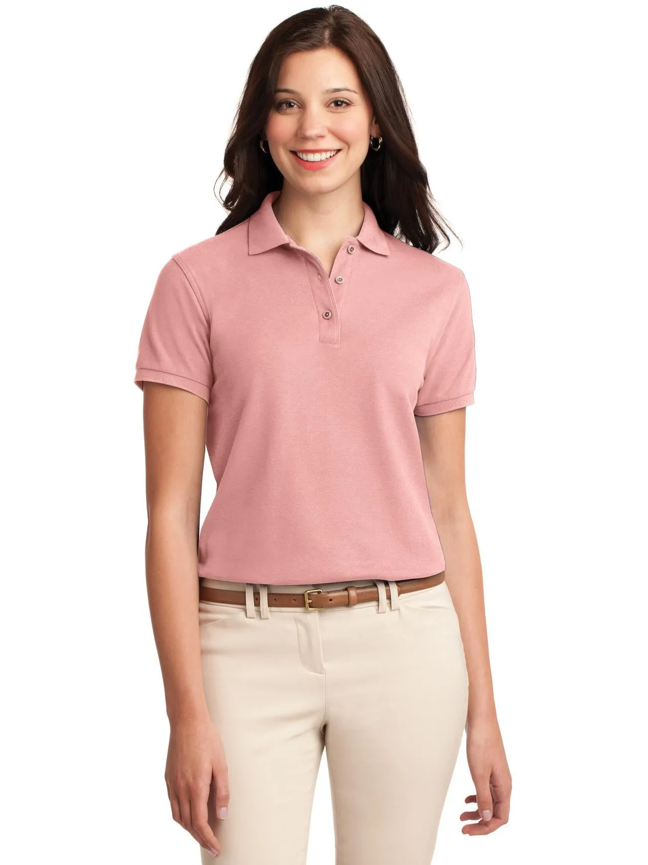 Port Authority Ladies Silk Touch Polo