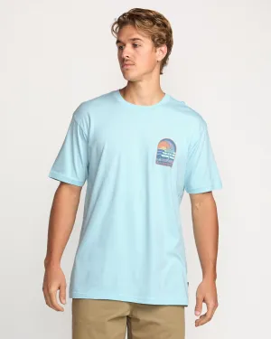 Portal Premium Tee - Coastal Blue Billabong