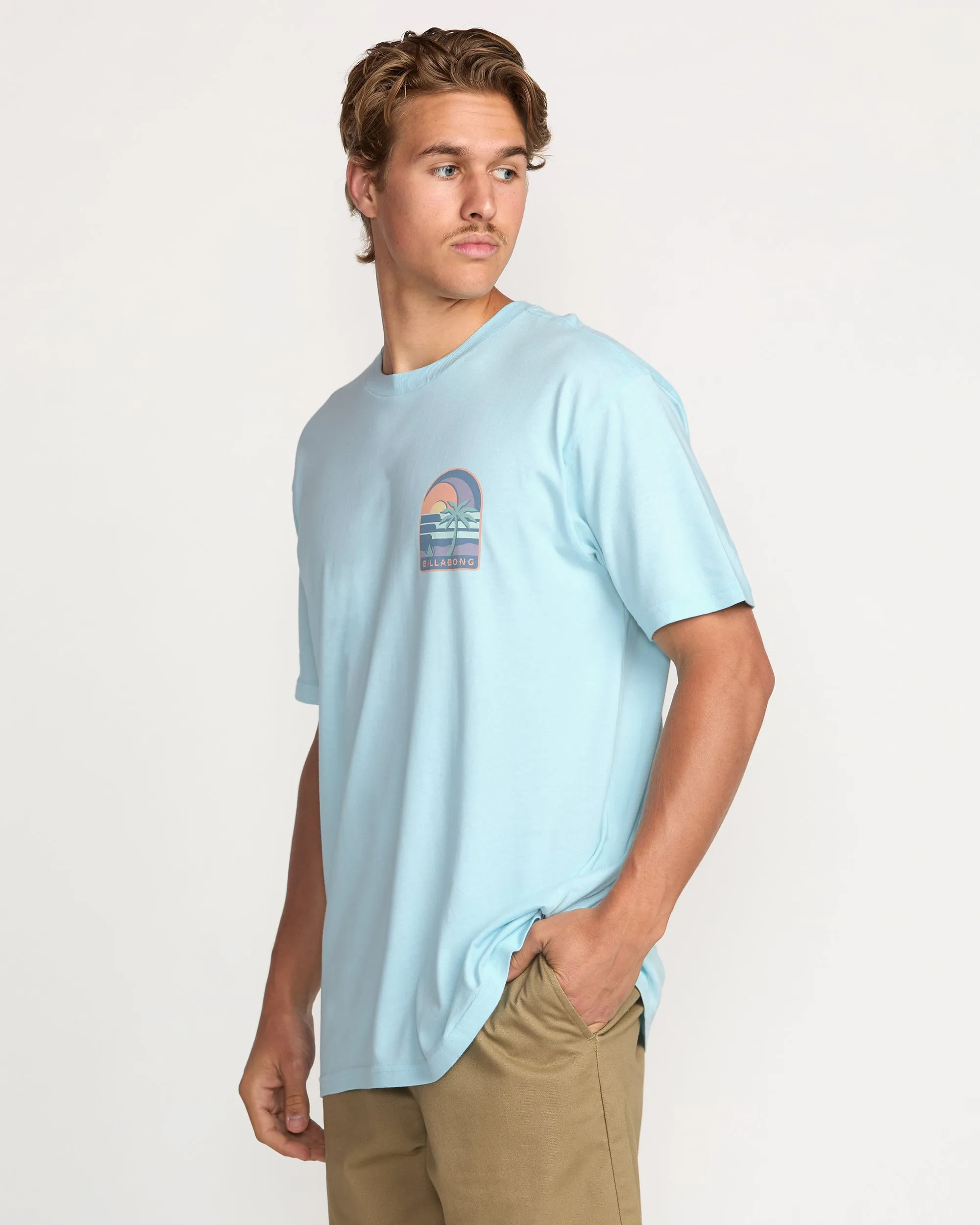 Portal Premium Tee - Coastal Blue Billabong