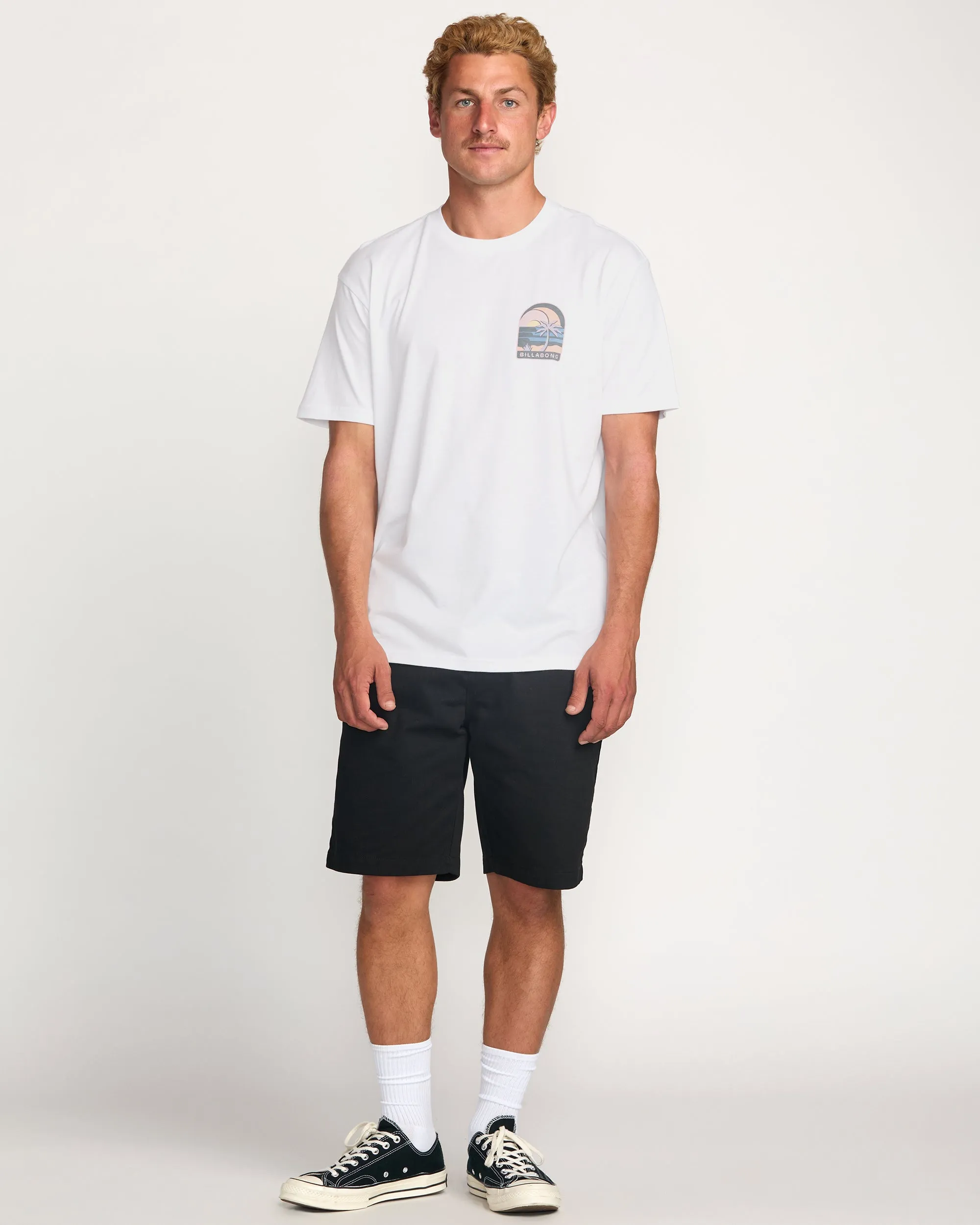 Portal Premium Tee - White Billabong