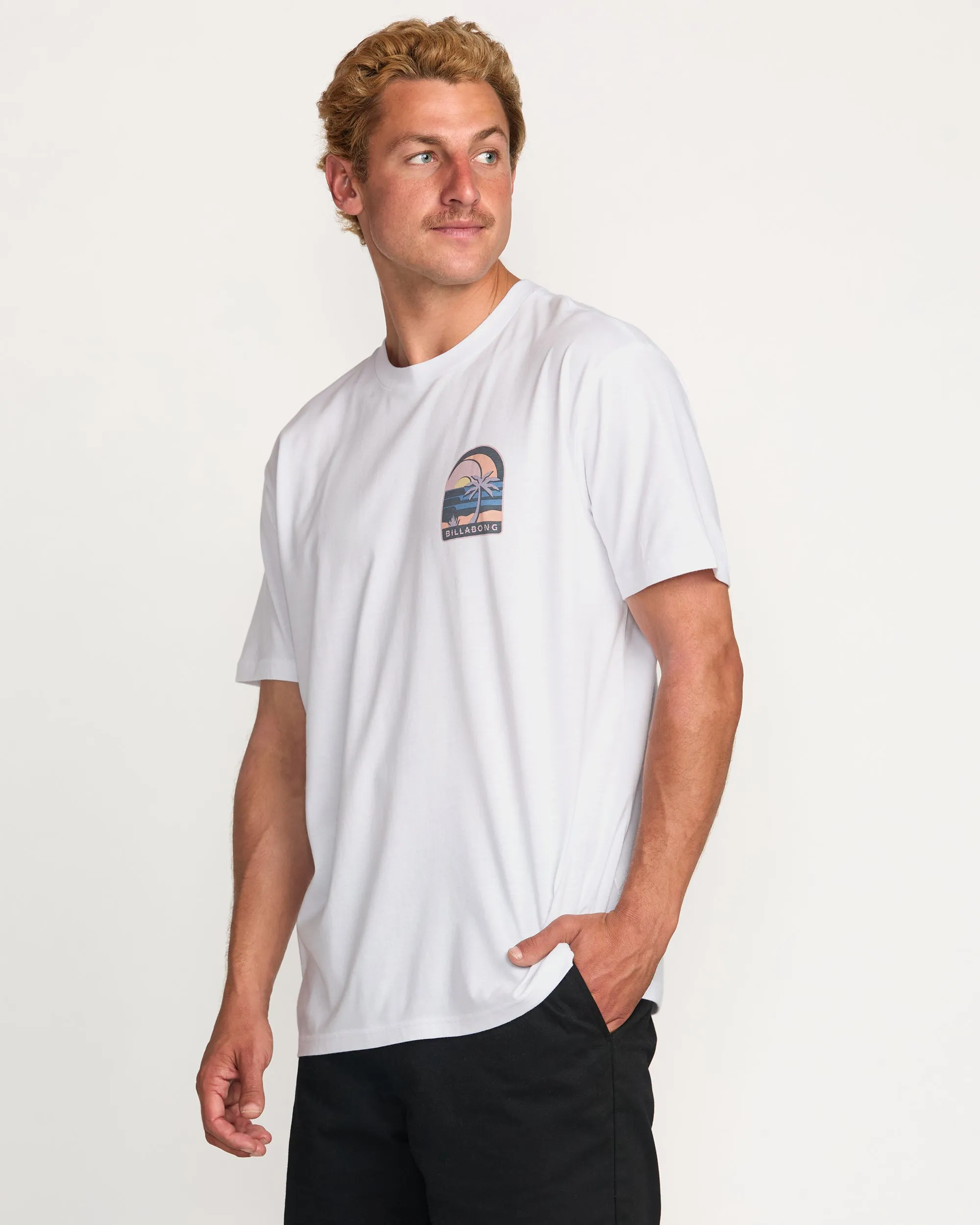 Portal Premium Tee - White Billabong