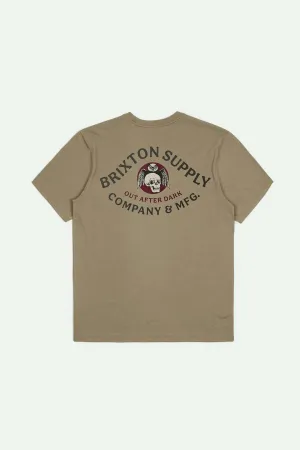 Potion S/S Tailored T-Shirt - Oatmeal Brixton