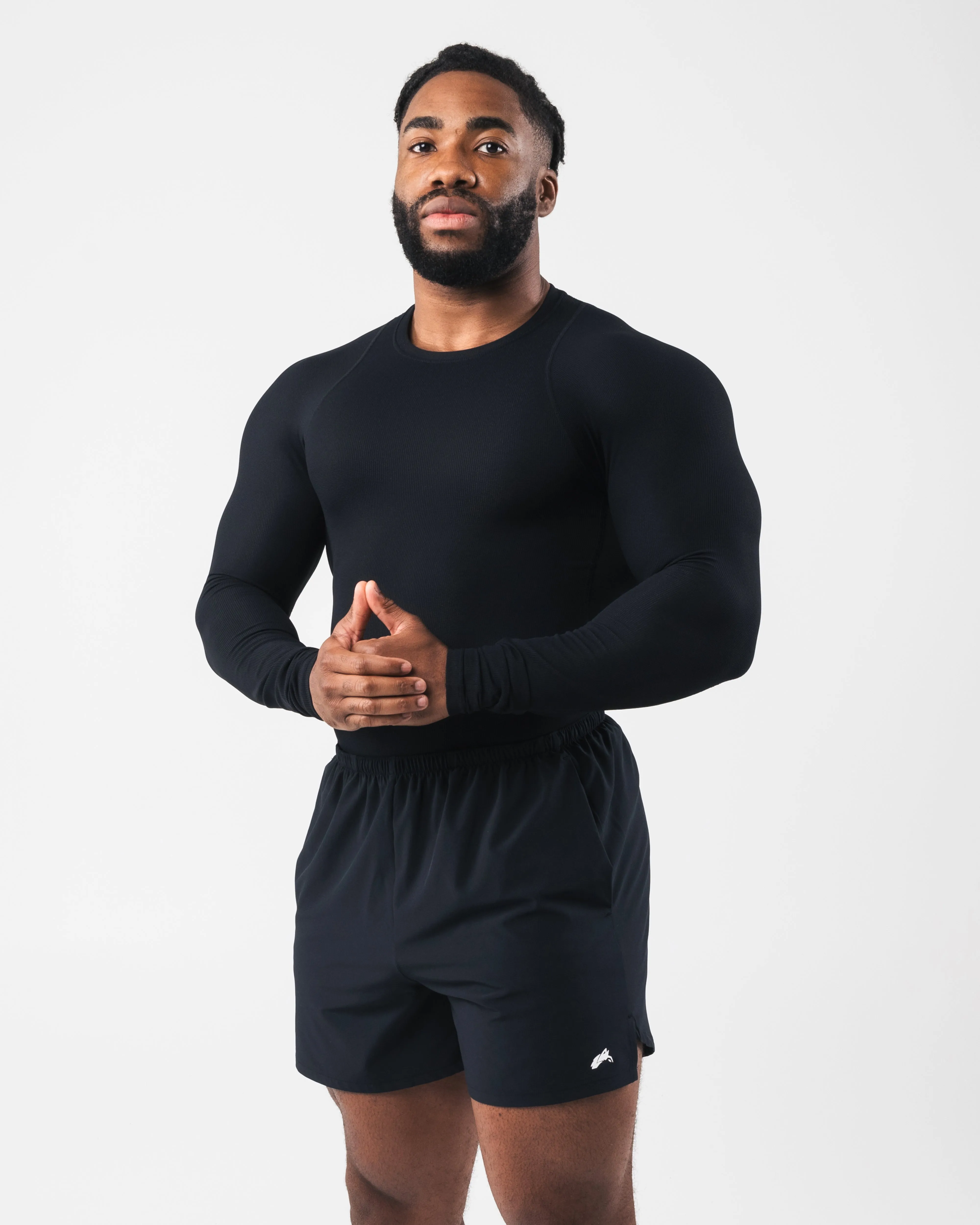 Power Long Sleeve - Black Alphalete Athletics