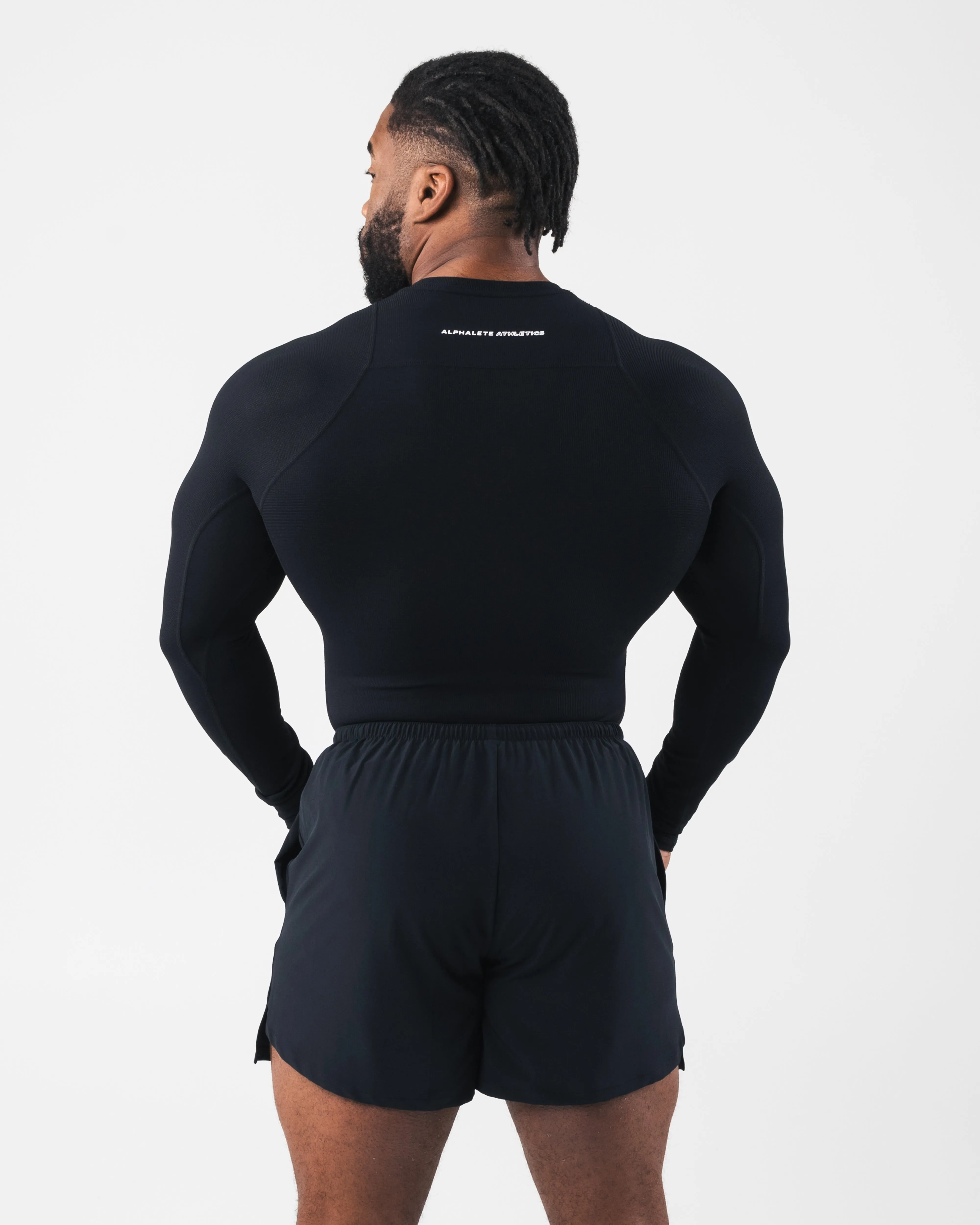Power Long Sleeve - Black Alphalete Athletics