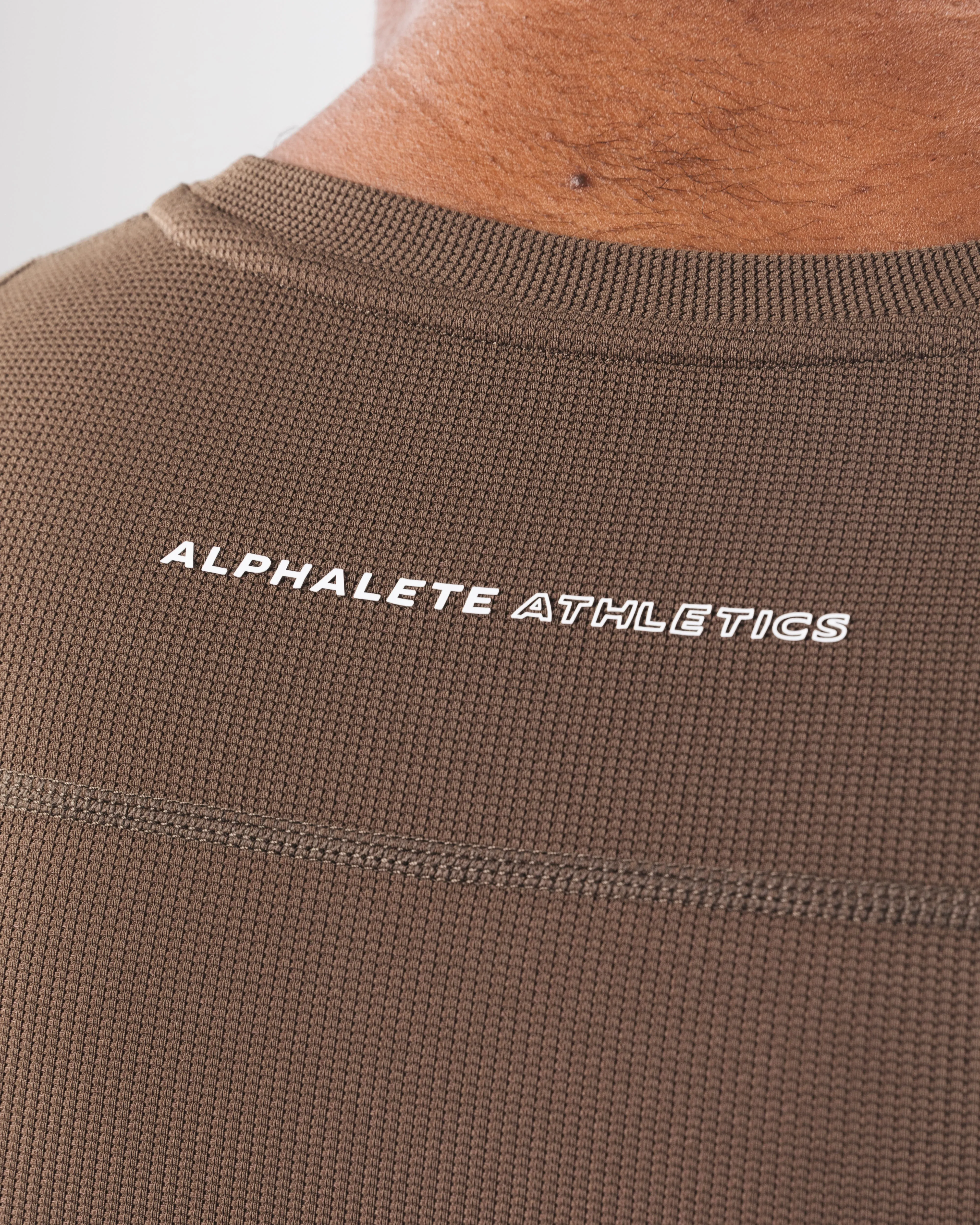 Power Long Sleeve - Carob Alphalete Athletics