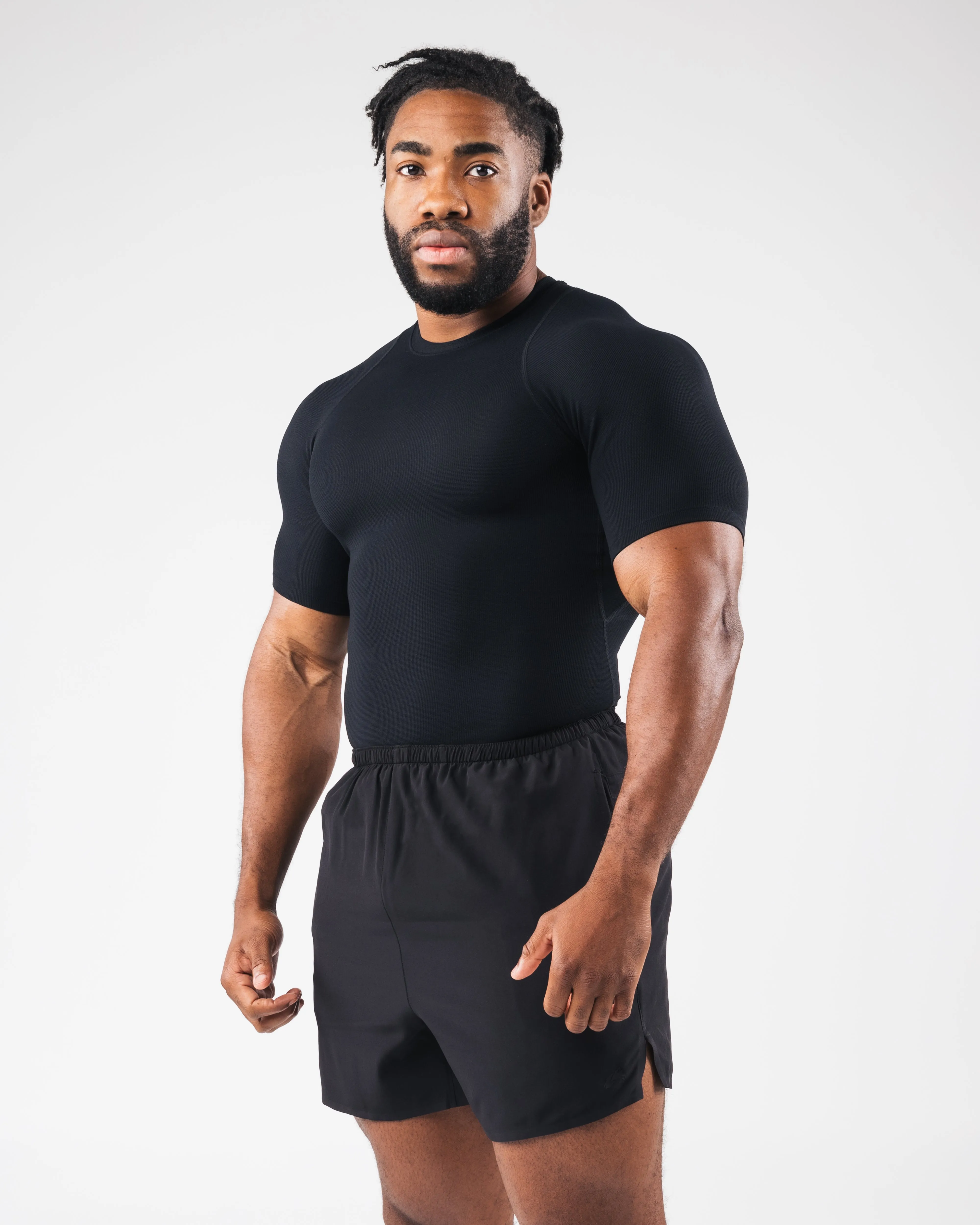 Power Short Sleeve - Black Alphalete Athletics