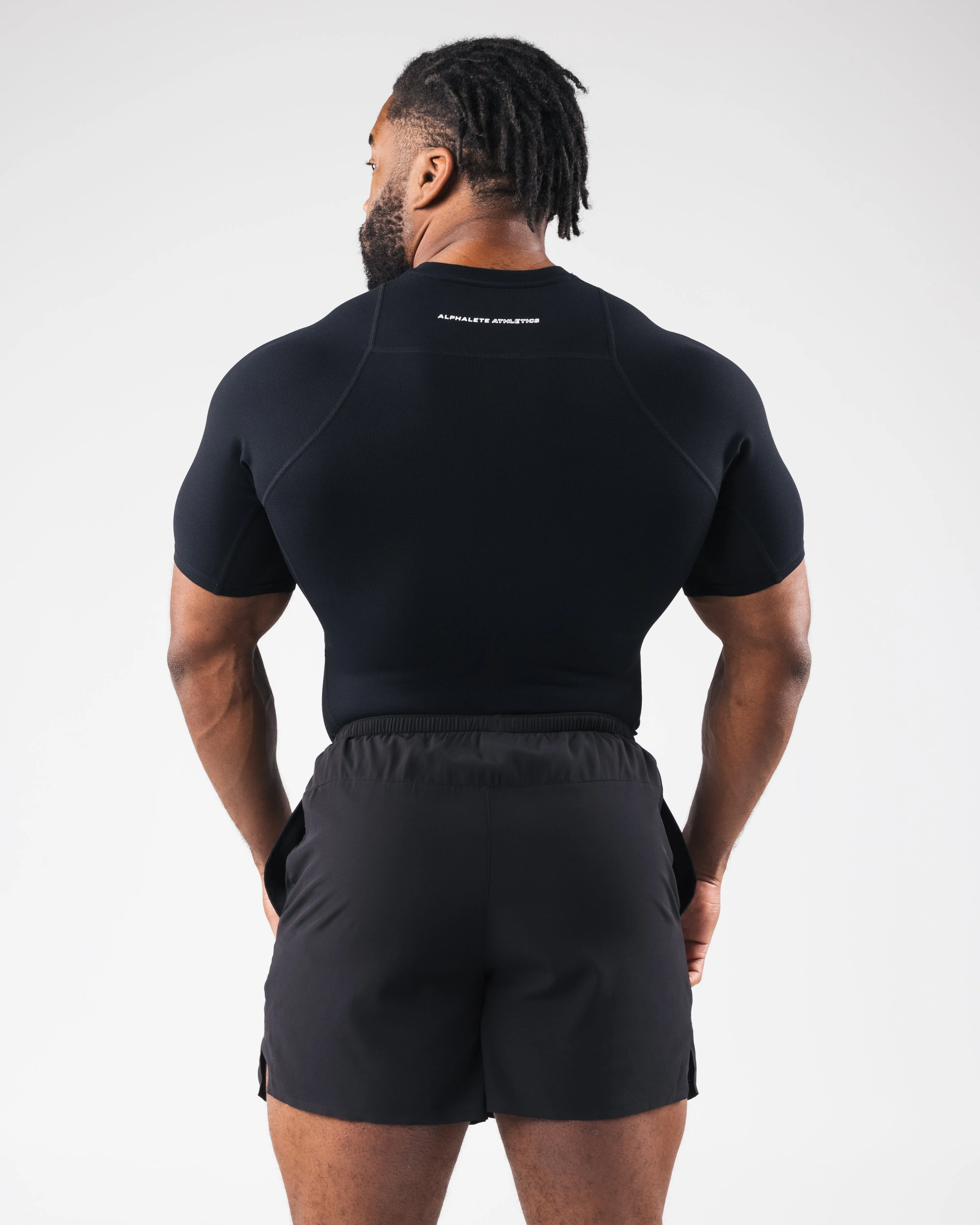 Power Short Sleeve - Black Alphalete Athletics