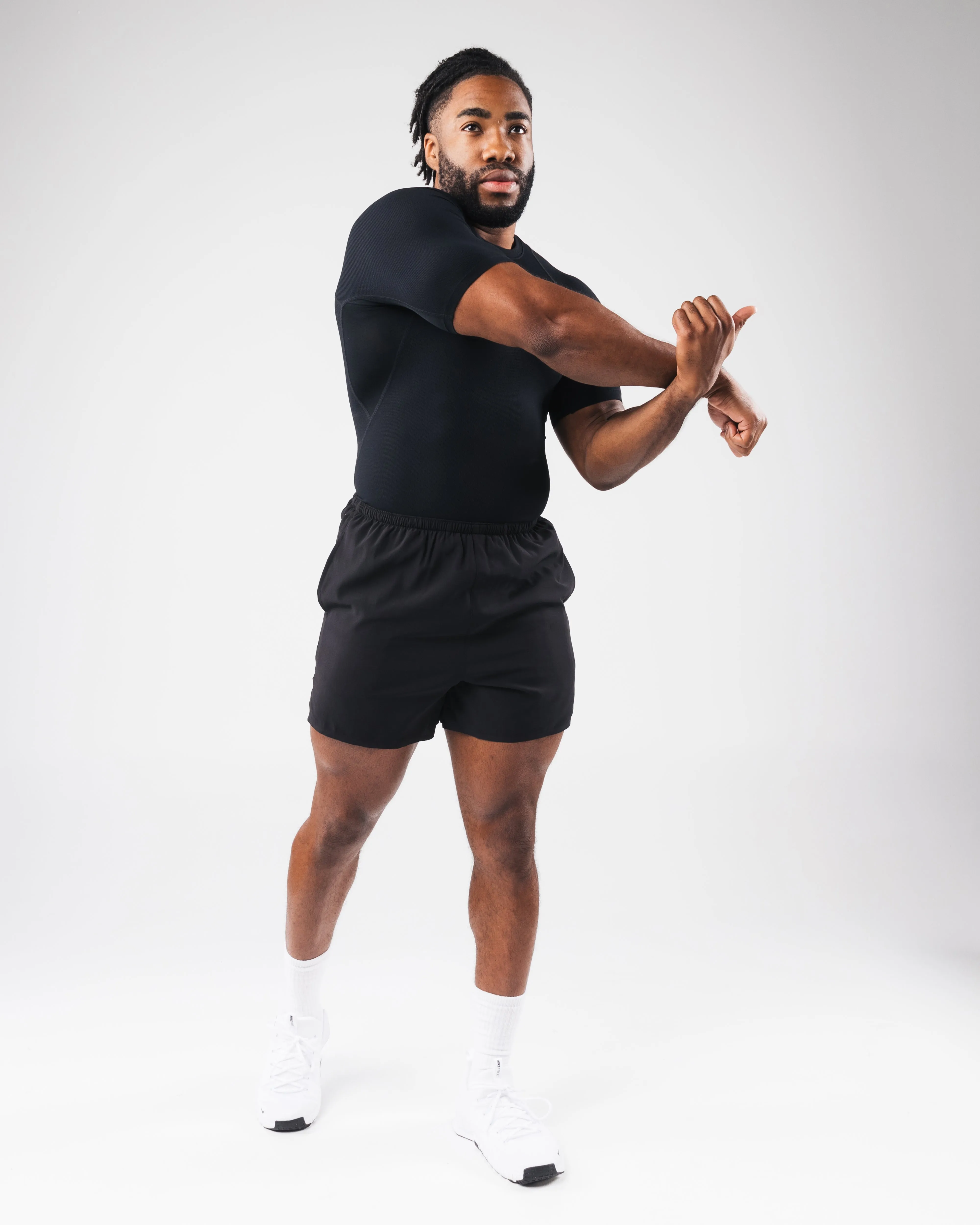 Power Short Sleeve - Black Alphalete Athletics