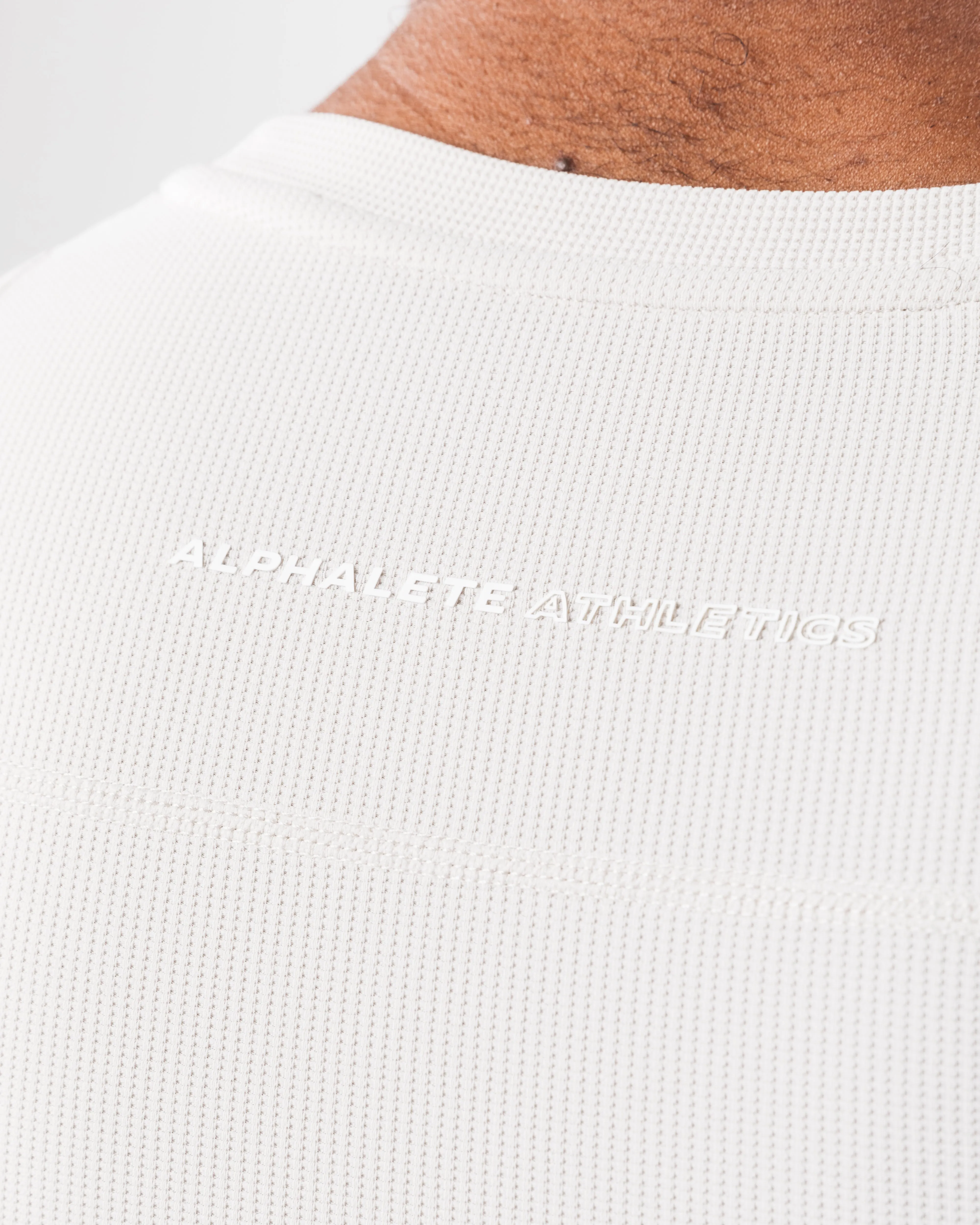 Power Short Sleeve - Bone Alphalete Athletics