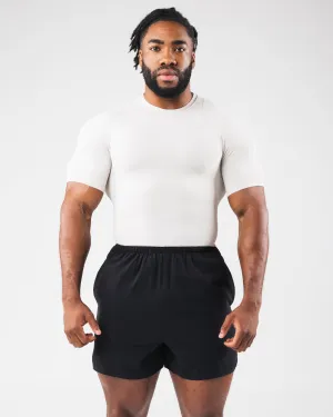 Power Short Sleeve - Bone Alphalete Athletics