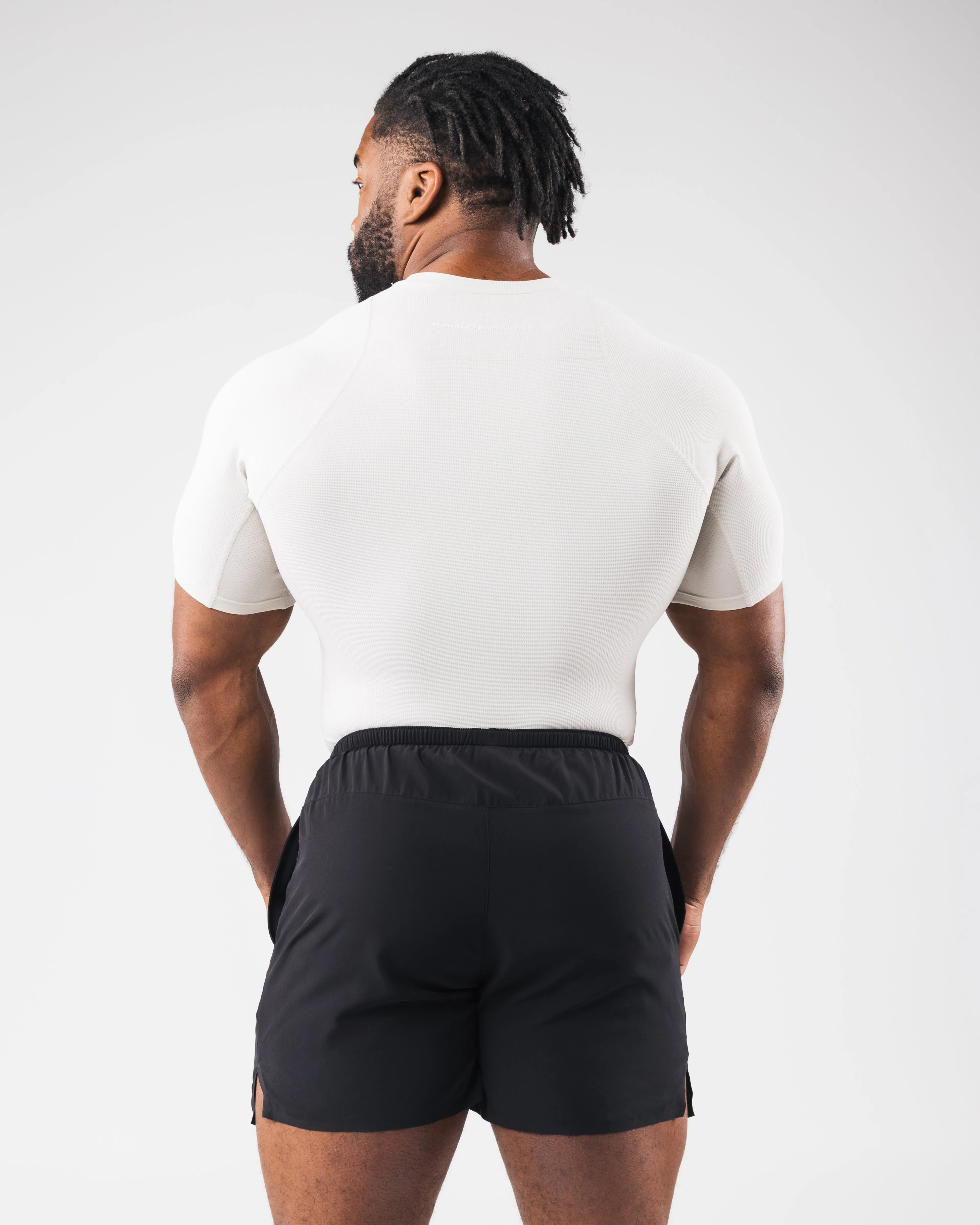 Power Short Sleeve - Bone Alphalete Athletics