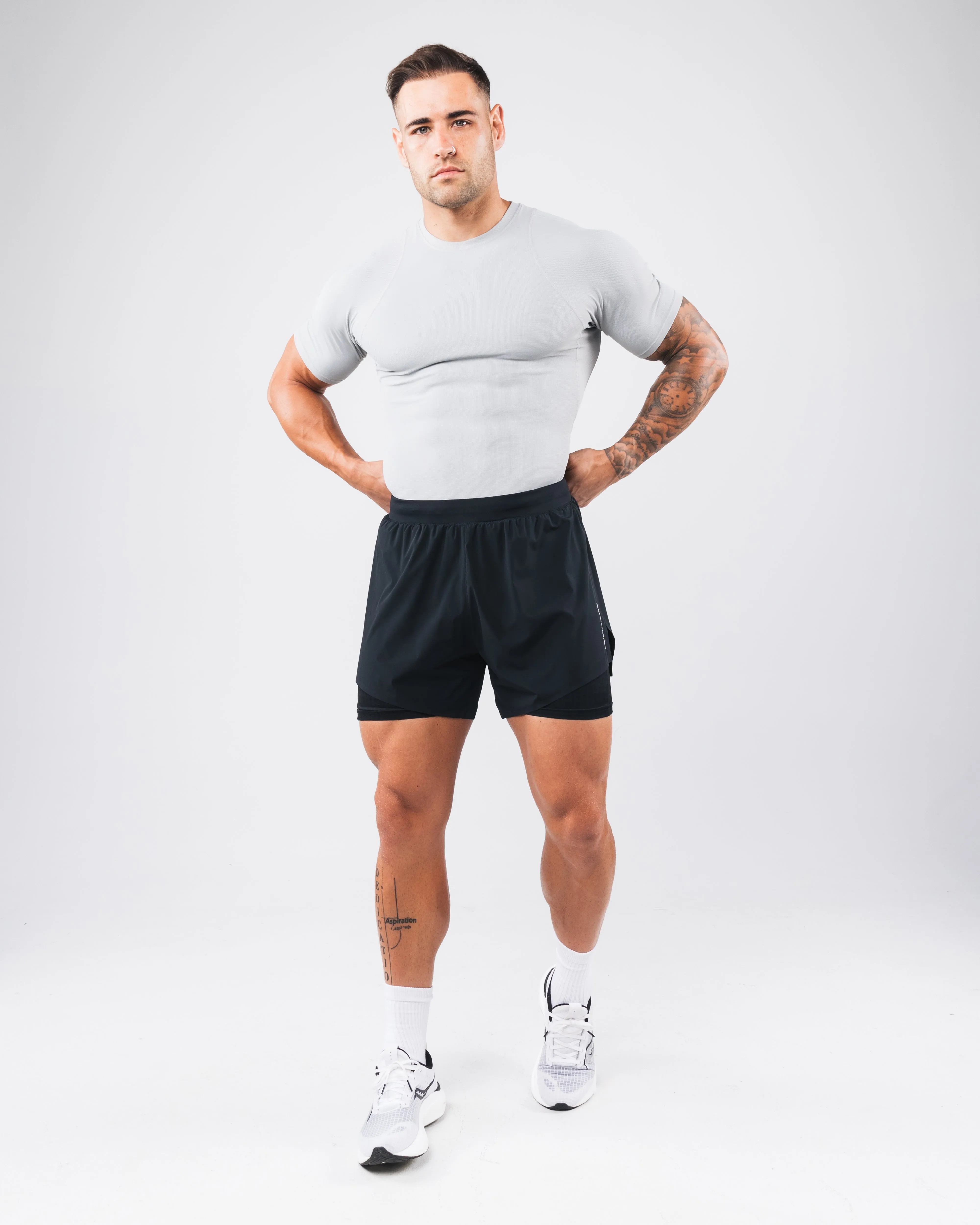Power Short Sleeve - Chrome Alphalete Athletics