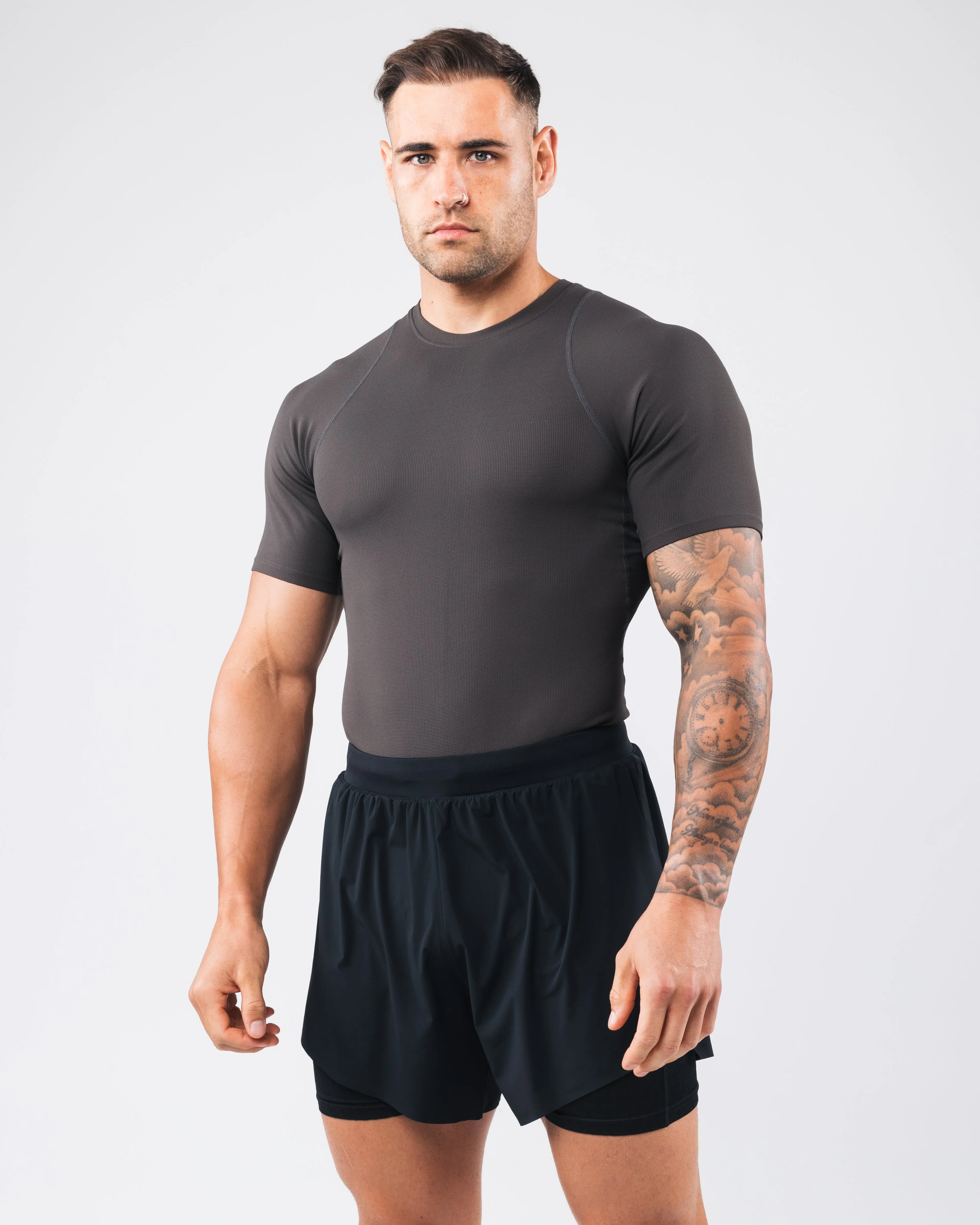 Power Short Sleeve - Ink Alphalete Athletics