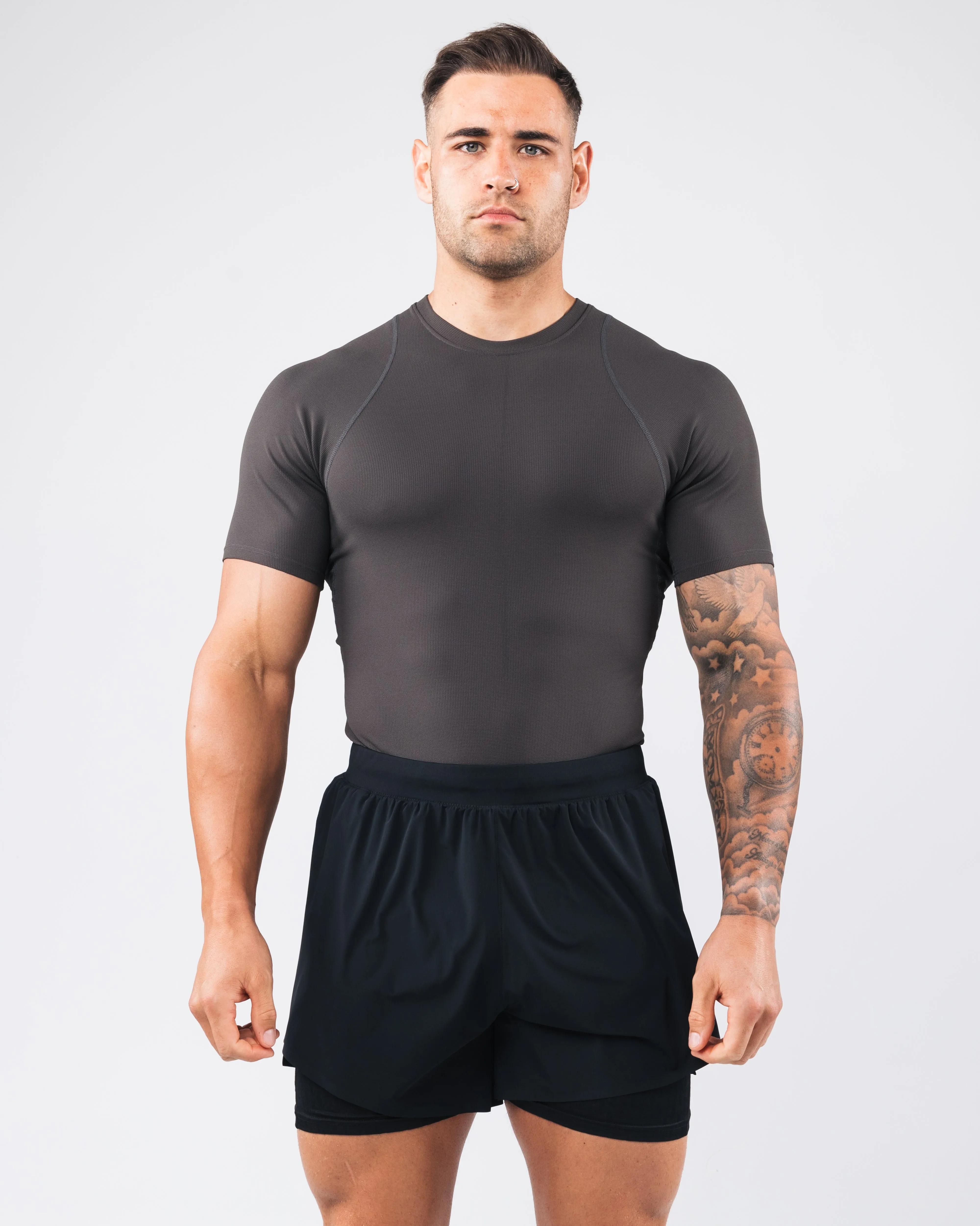 Power Short Sleeve - Ink Alphalete Athletics