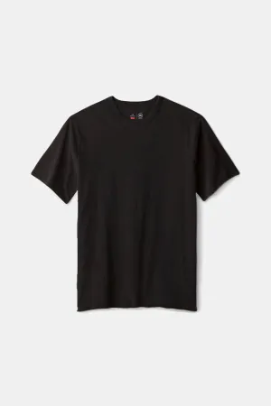 Premium Cotton S/S Tailored T-Shirt - Black Brixton