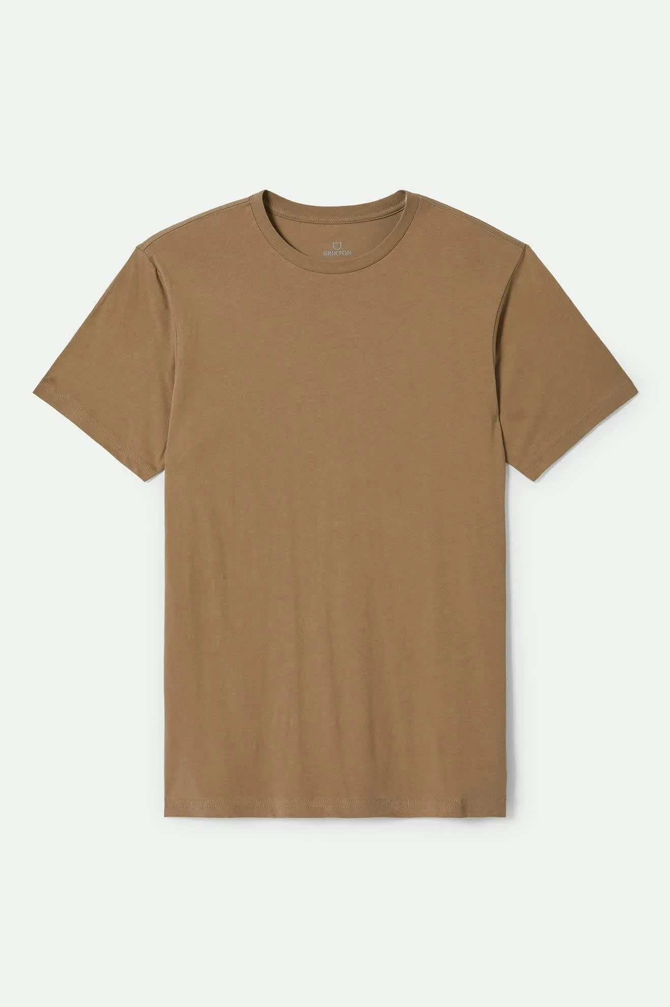 Premium Cotton S/S Tailored T-Shirt - Khaki Brixton