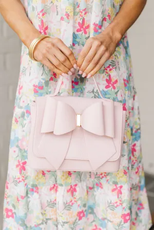 Pretty Posy Pink Bow Crossbody Bag