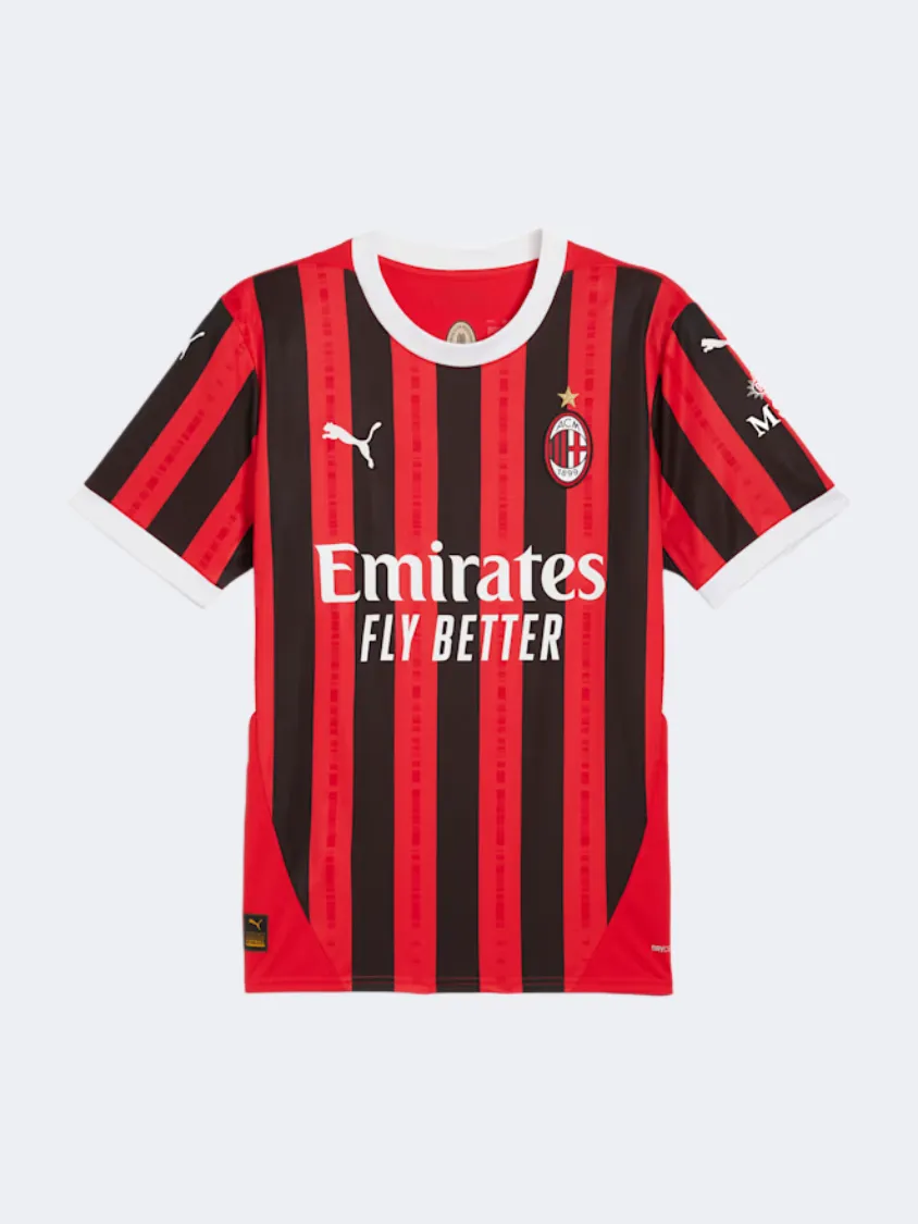 Puma Ac Milan 24/25 Home Jersey Men Football T-Shirt Red/Black