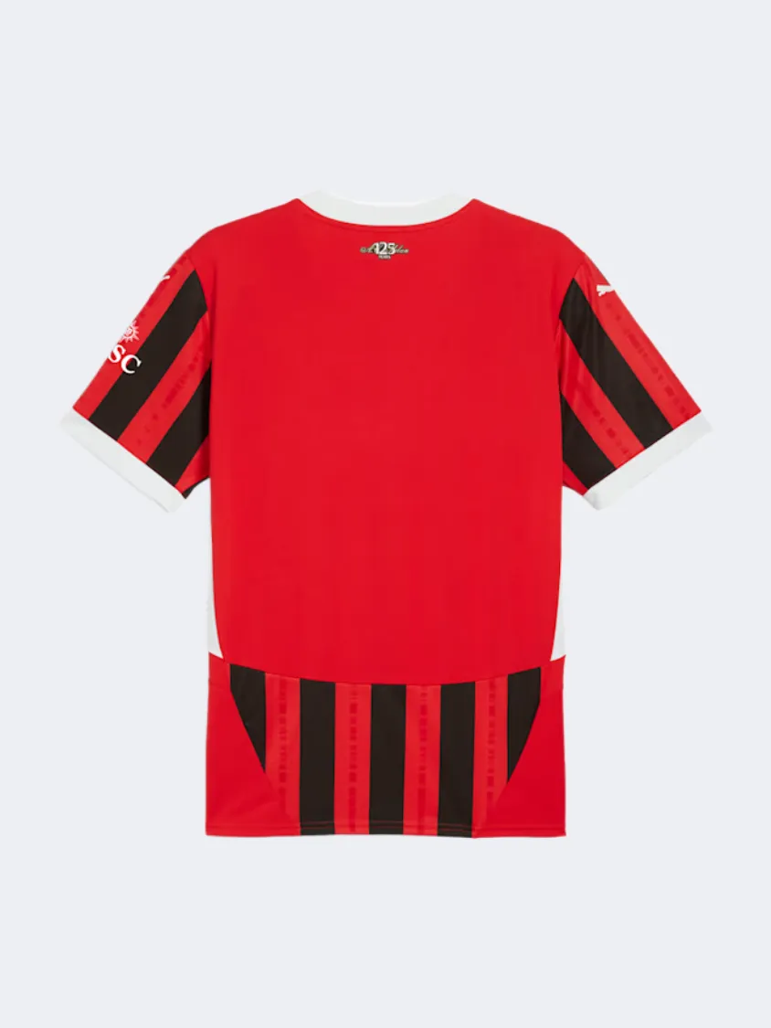 Puma Ac Milan 24/25 Home Jersey Men Football T-Shirt Red/Black