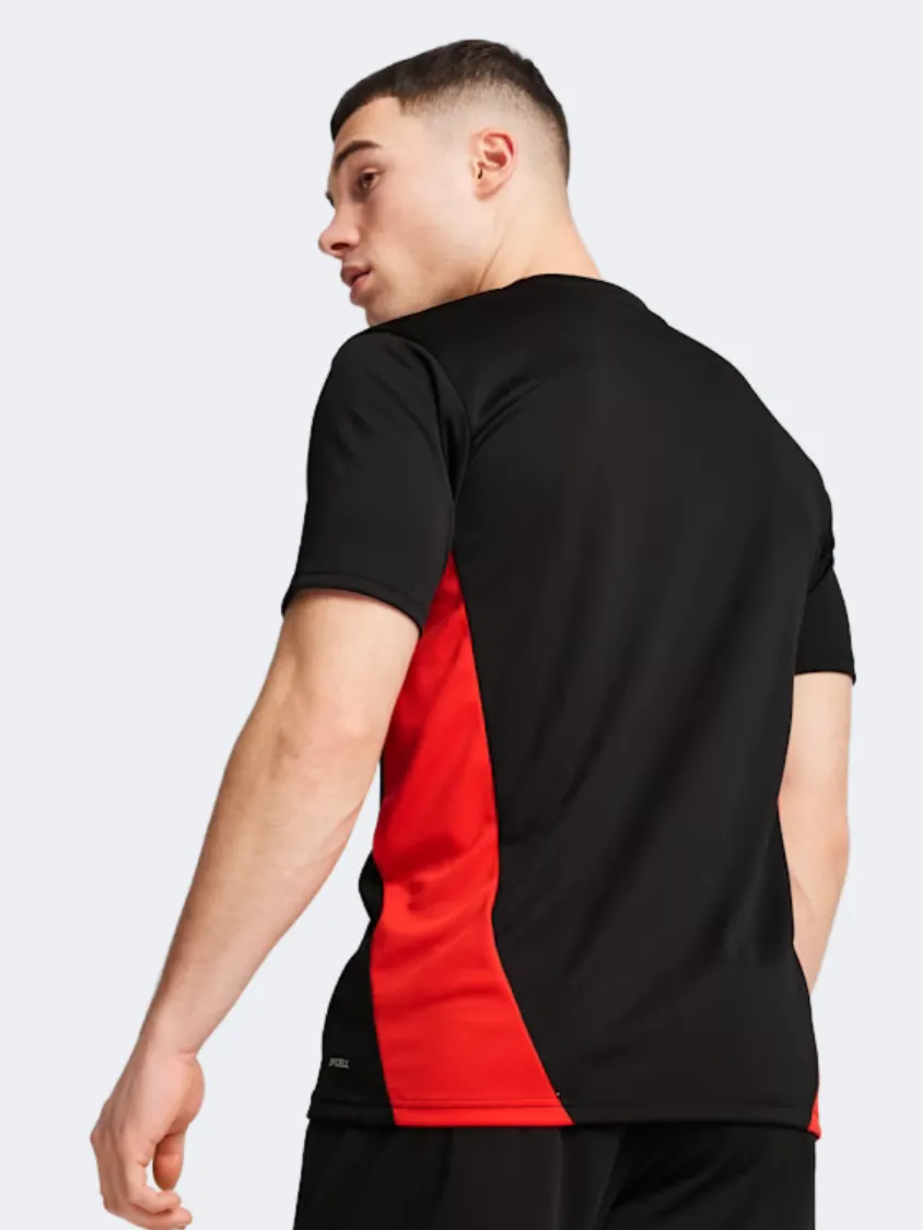 Puma Ac Milan Men Football T-Shirt Black/Red