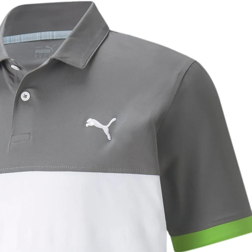 Puma Cloudspun Highway Polo Shirt - Quiet Shade/Greenery