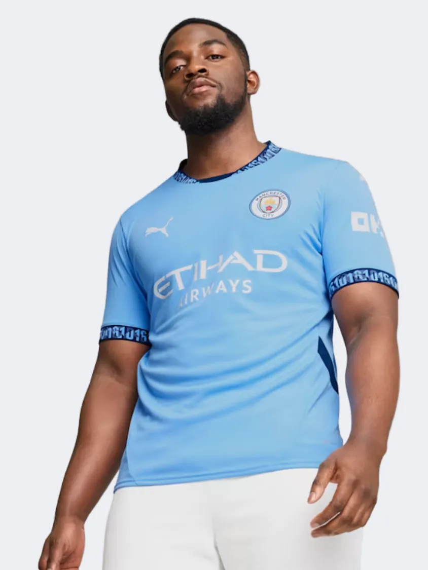 Puma Manchester City 24/25 Replica Home Men Football T-Shirt Blue