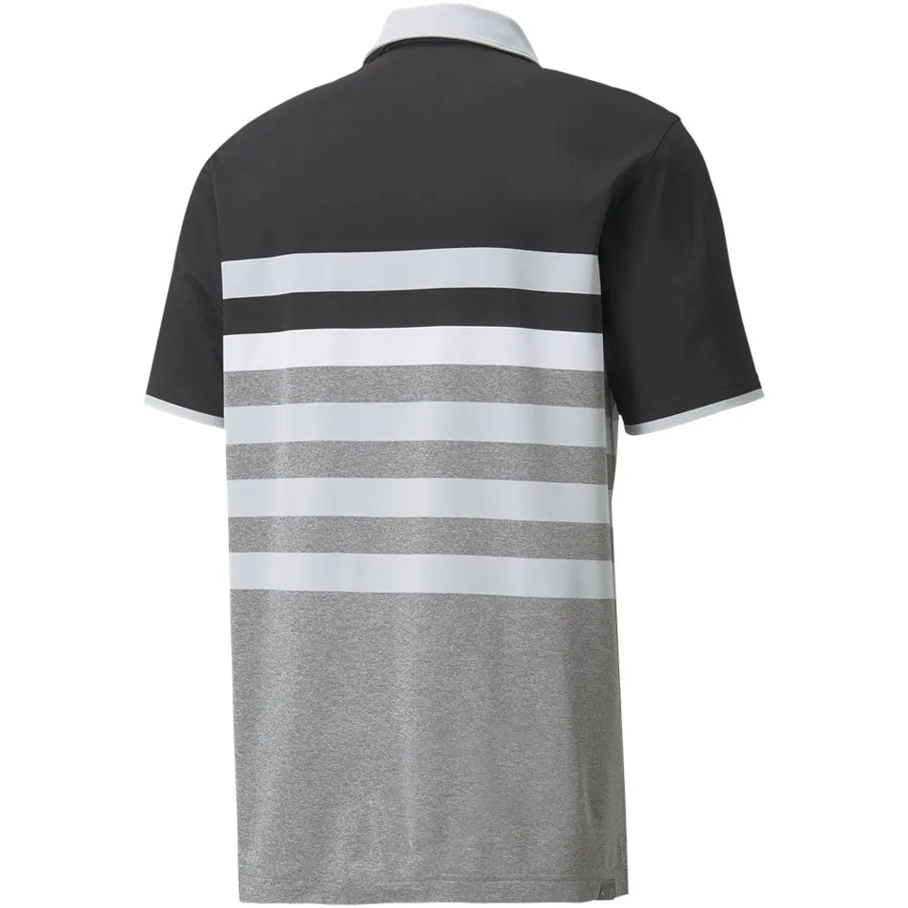 Puma MATTR One Way Polo Shirt - Black/High Rise