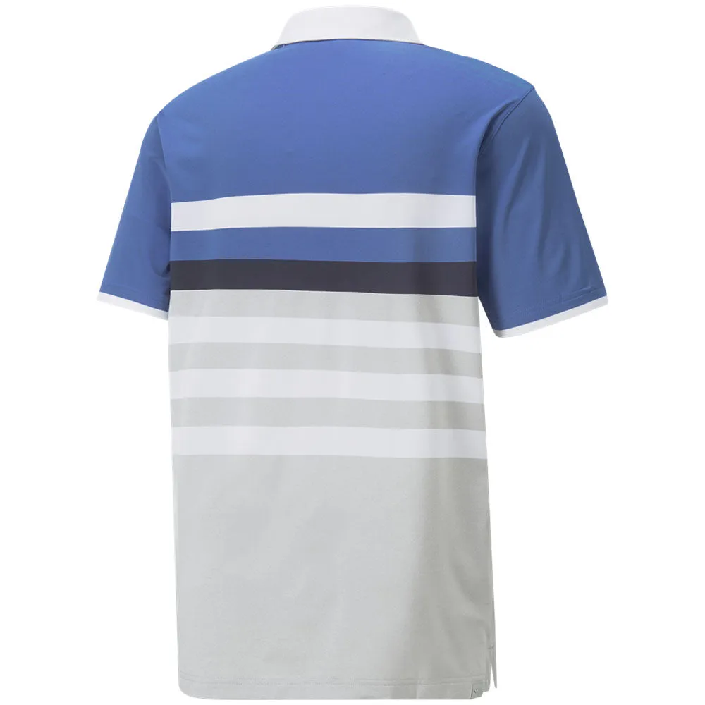 Puma MATTR One Way Polo Shirt - Bright Cobalt/Bright White