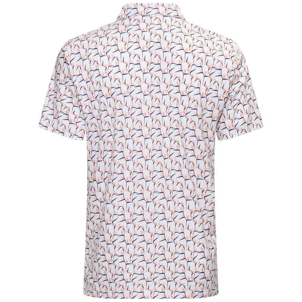 Puma MATTR Paradise Polo Shirt - White Glow/Sunny Yellow