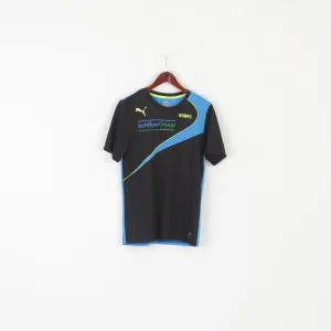 Puma Men M Shirt Black Newcastle United Football Jersey Vintage Slim Fit Top
