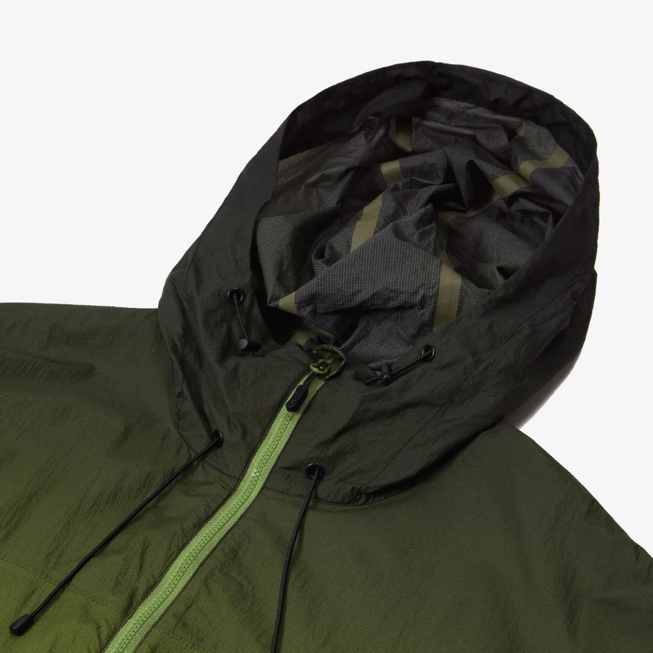 Purple Mountain Observatory Breeze Jacket Ombre Print Lime/Black