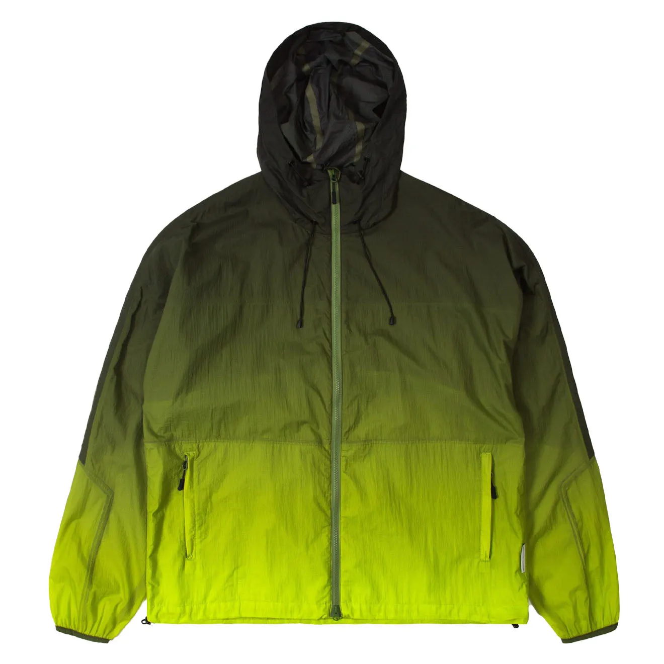 Purple Mountain Observatory Breeze Jacket Ombre Print Lime/Black