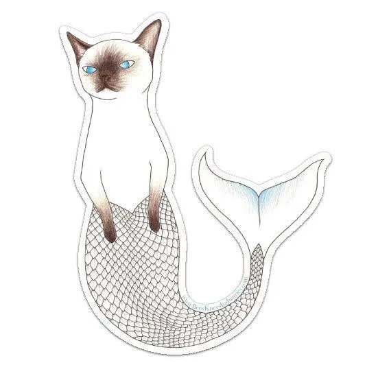 Purrmaid Vinyl Sticker