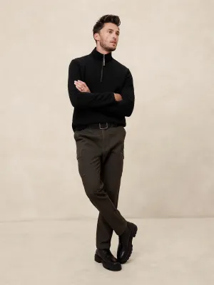 Quilted Half Zip Banana Republic