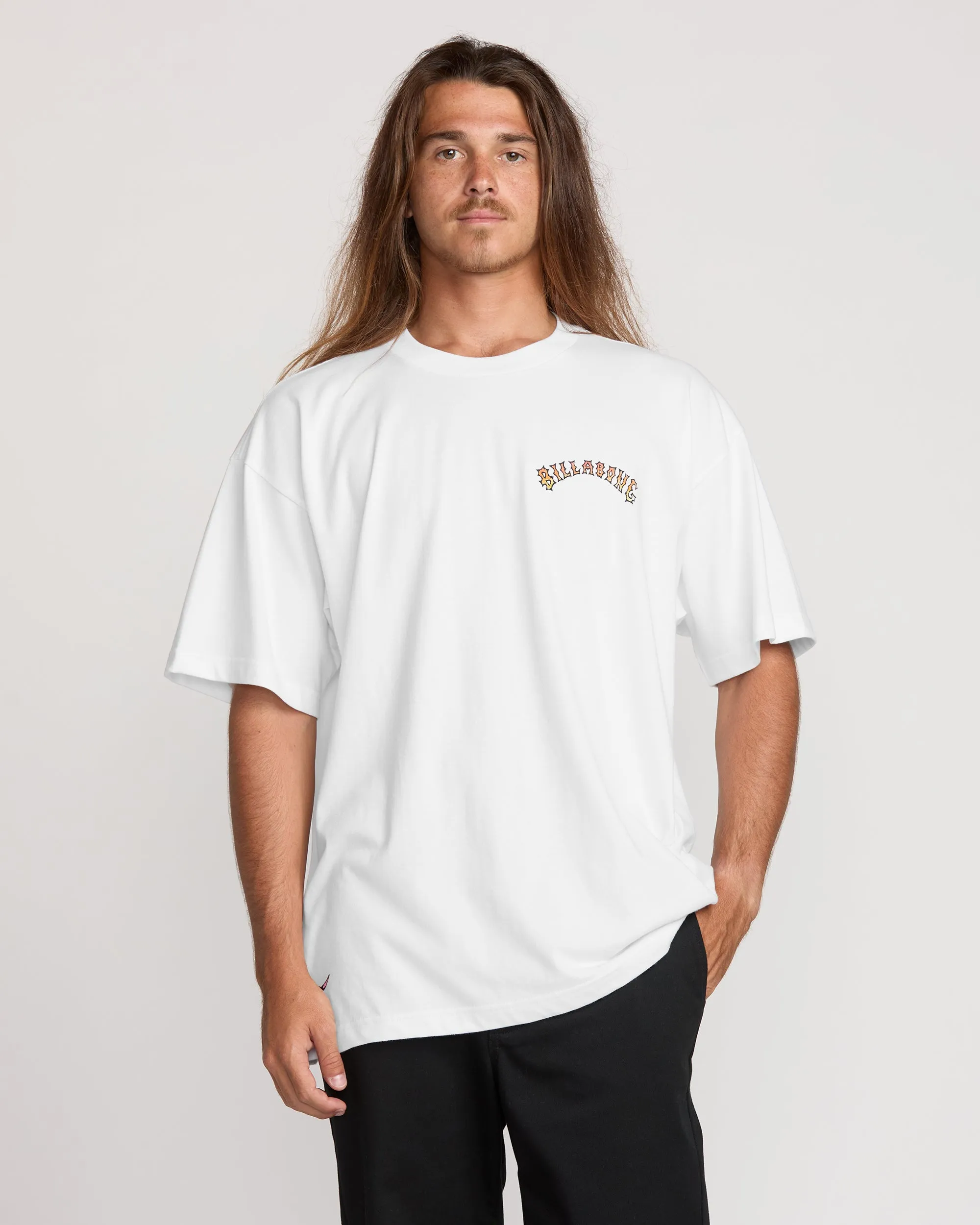 R U Down OG Tee - White Billabong