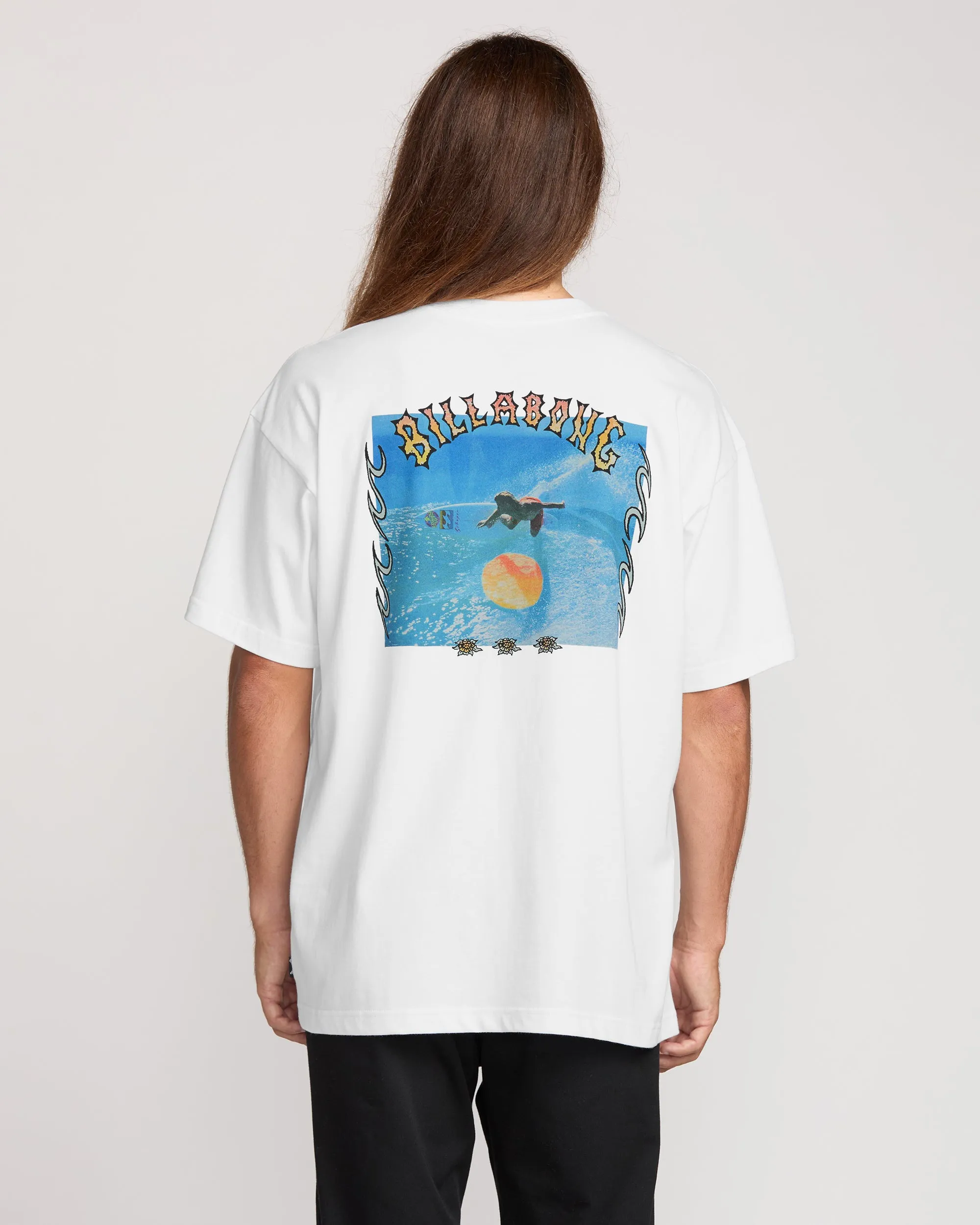 R U Down OG Tee - White Billabong