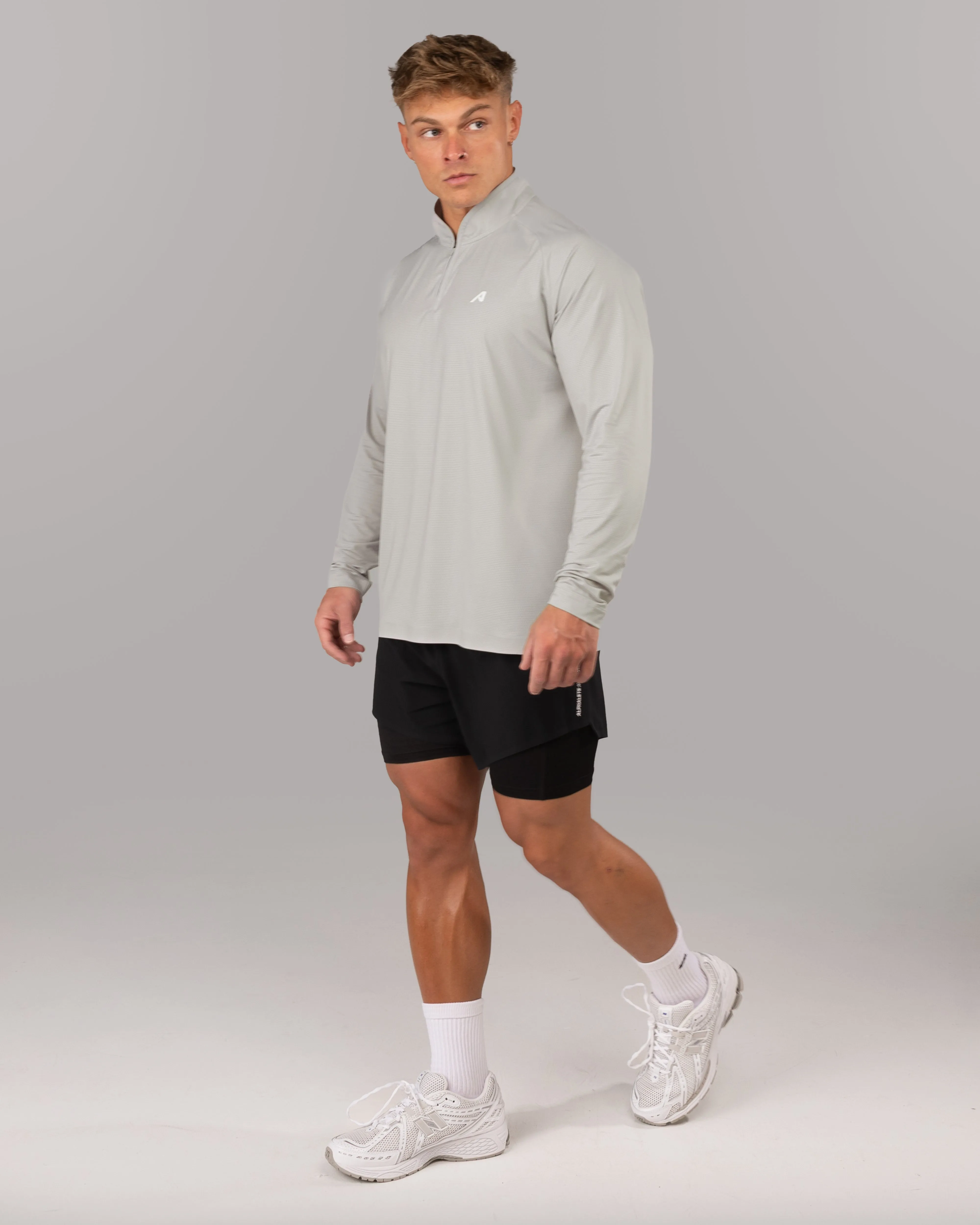 Racer Quarter Zip - Cloud Alphalete Athletics