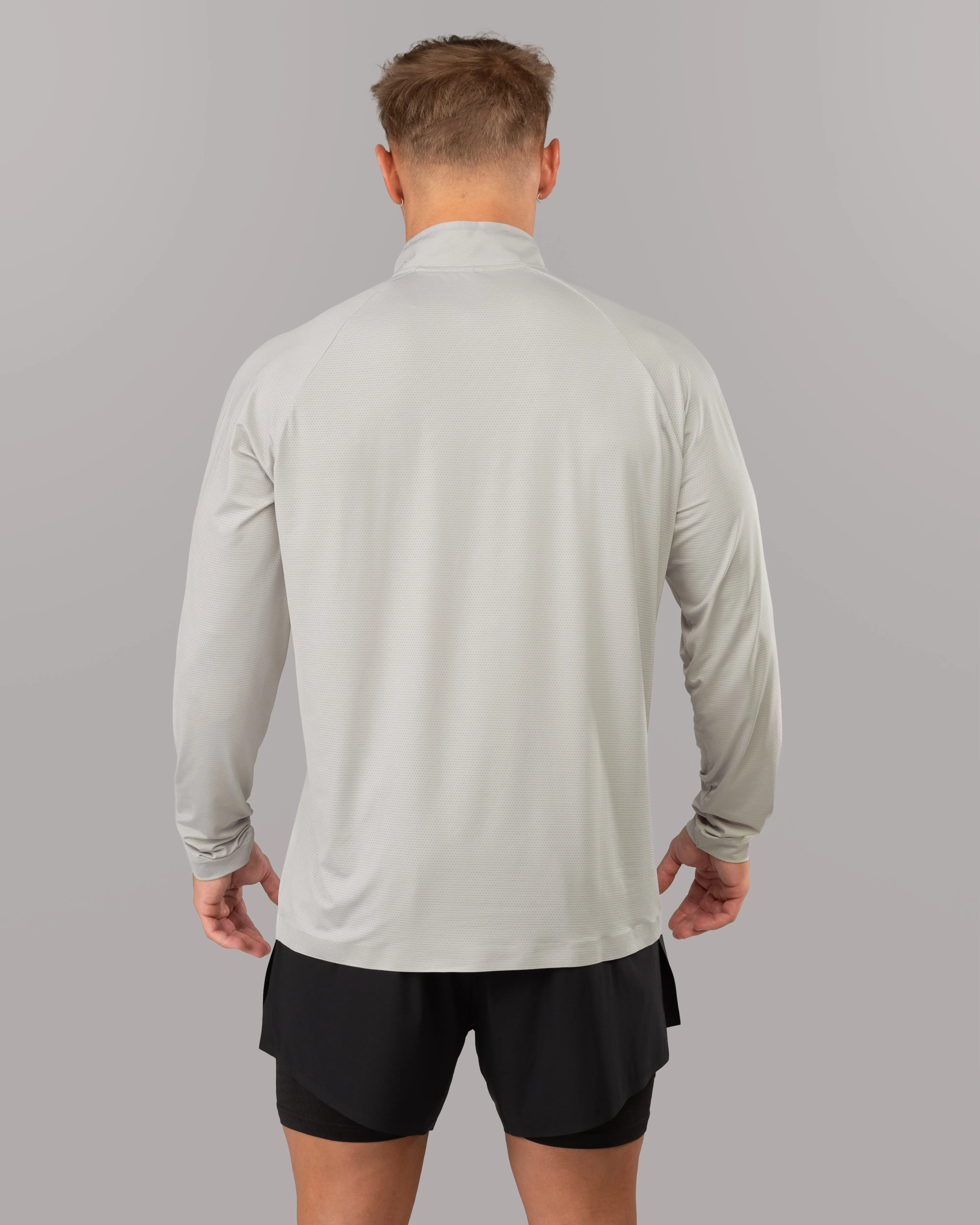Racer Quarter Zip - Cloud Alphalete Athletics