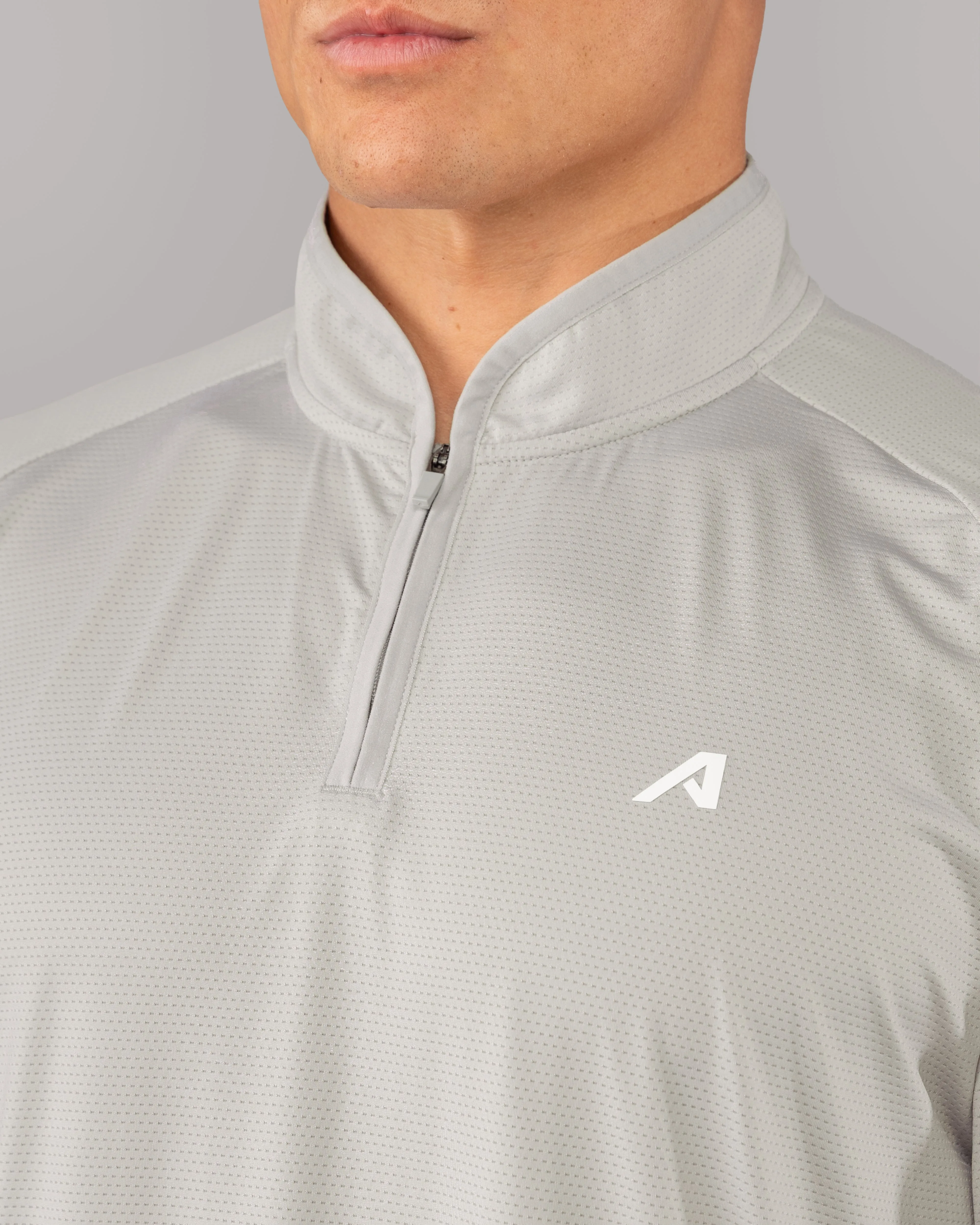 Racer Quarter Zip - Cloud Alphalete Athletics