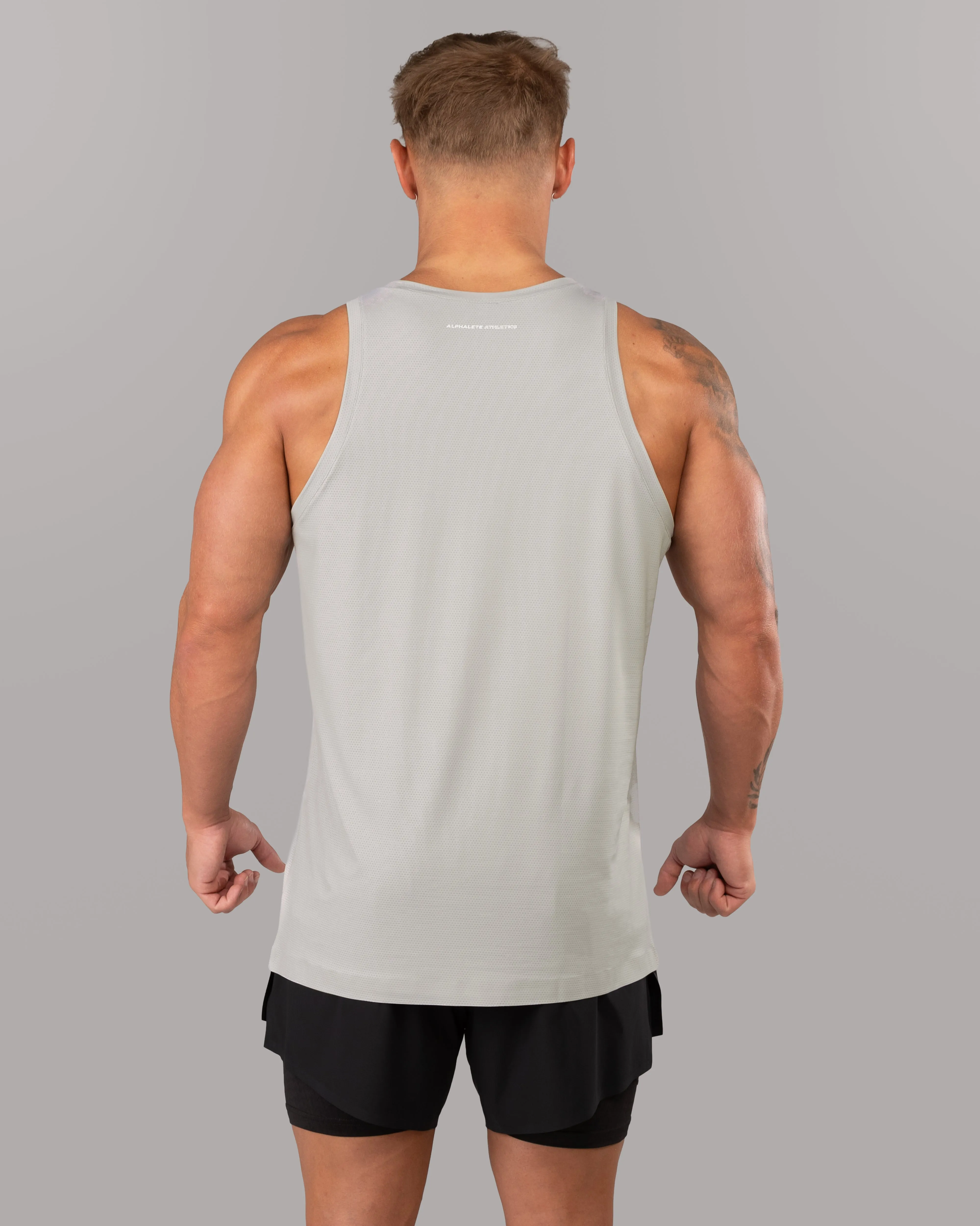 Racer Tank - Cloud Alphalete Athletics