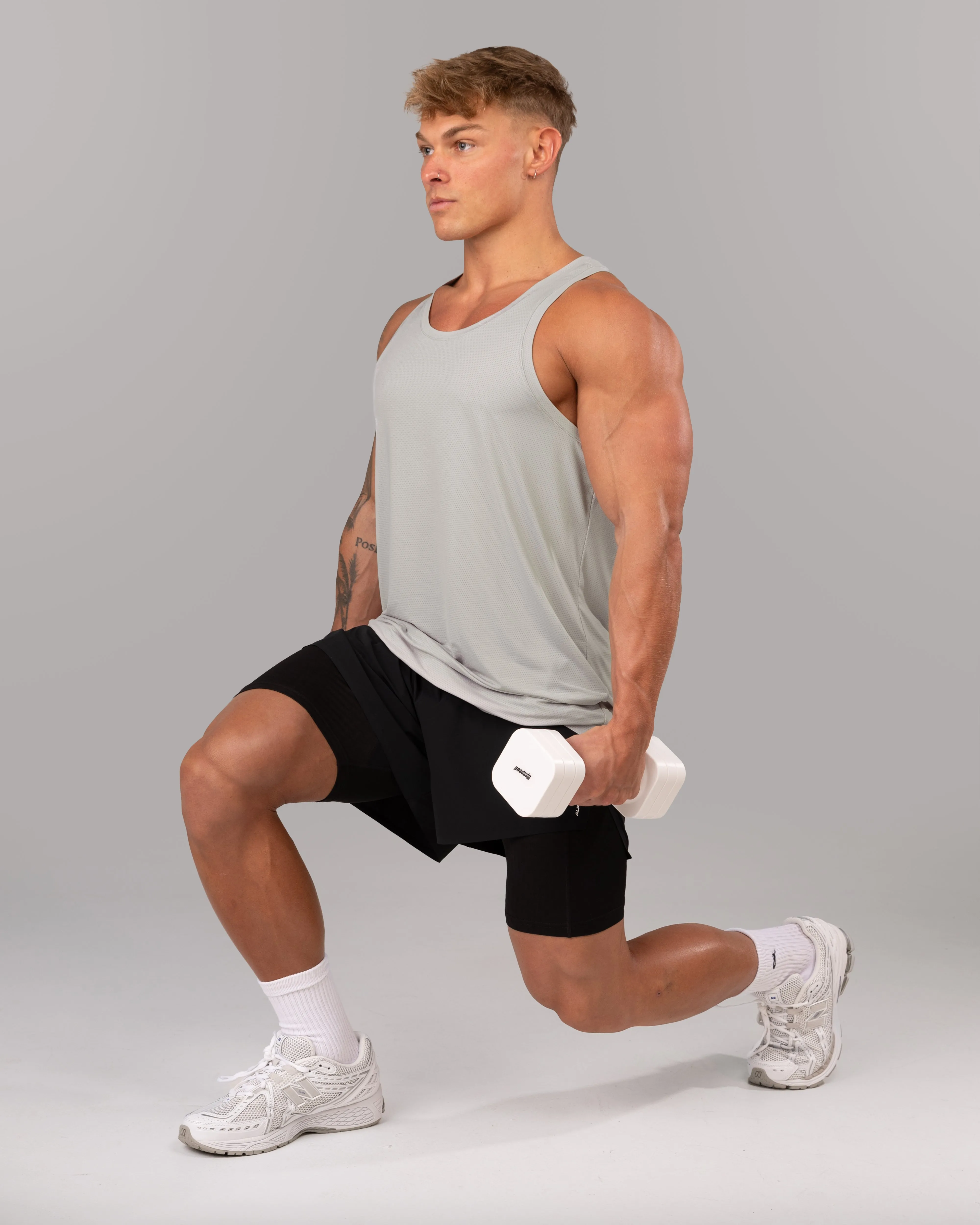 Racer Tank - Cloud Alphalete Athletics