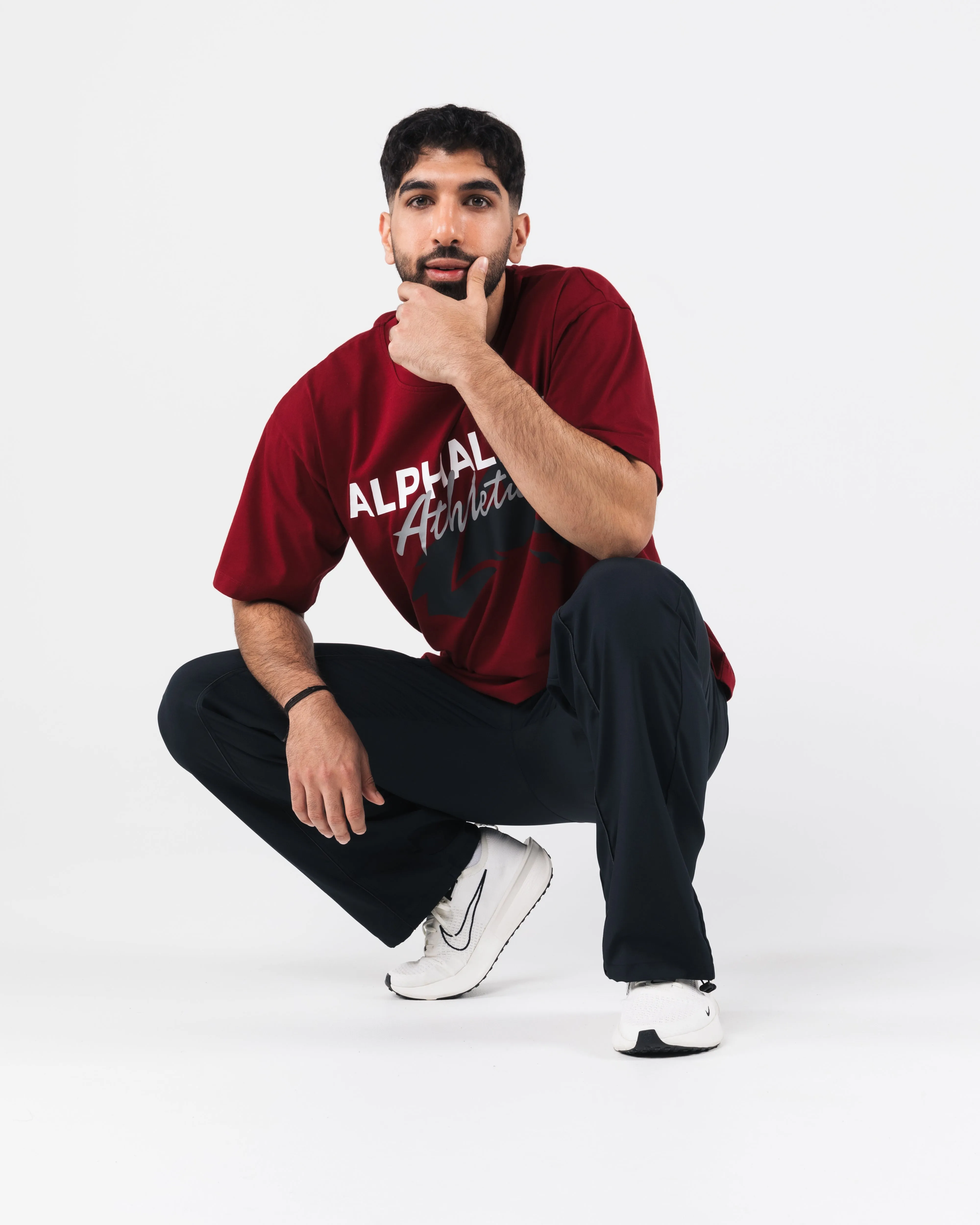 Racing Tee - Red Alphalete Athletics