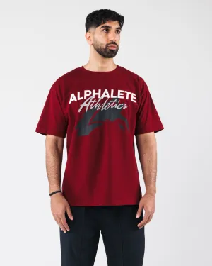 Racing Tee - Red Alphalete Athletics