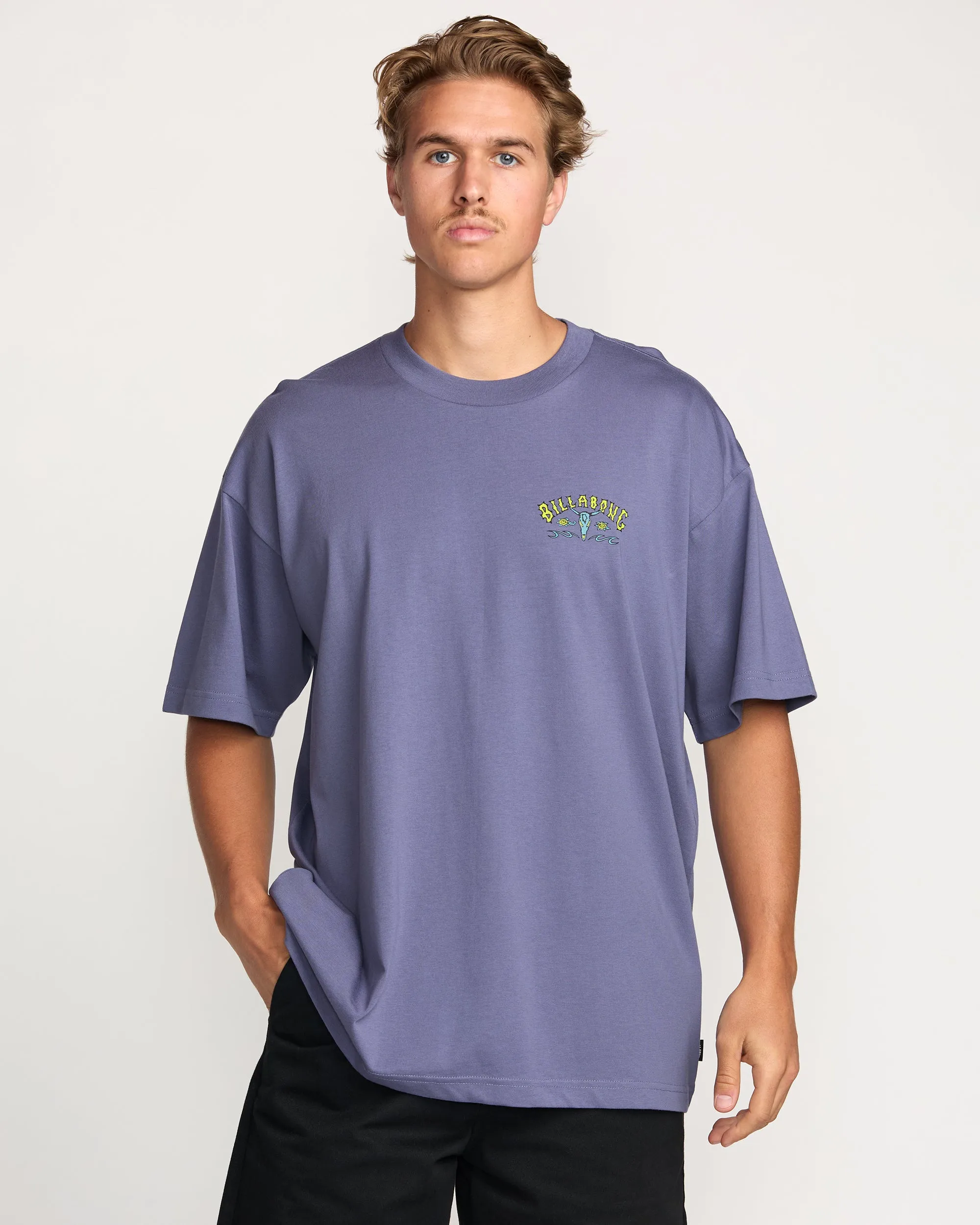 Raging Bull Regular Tee - Lavender Billabong