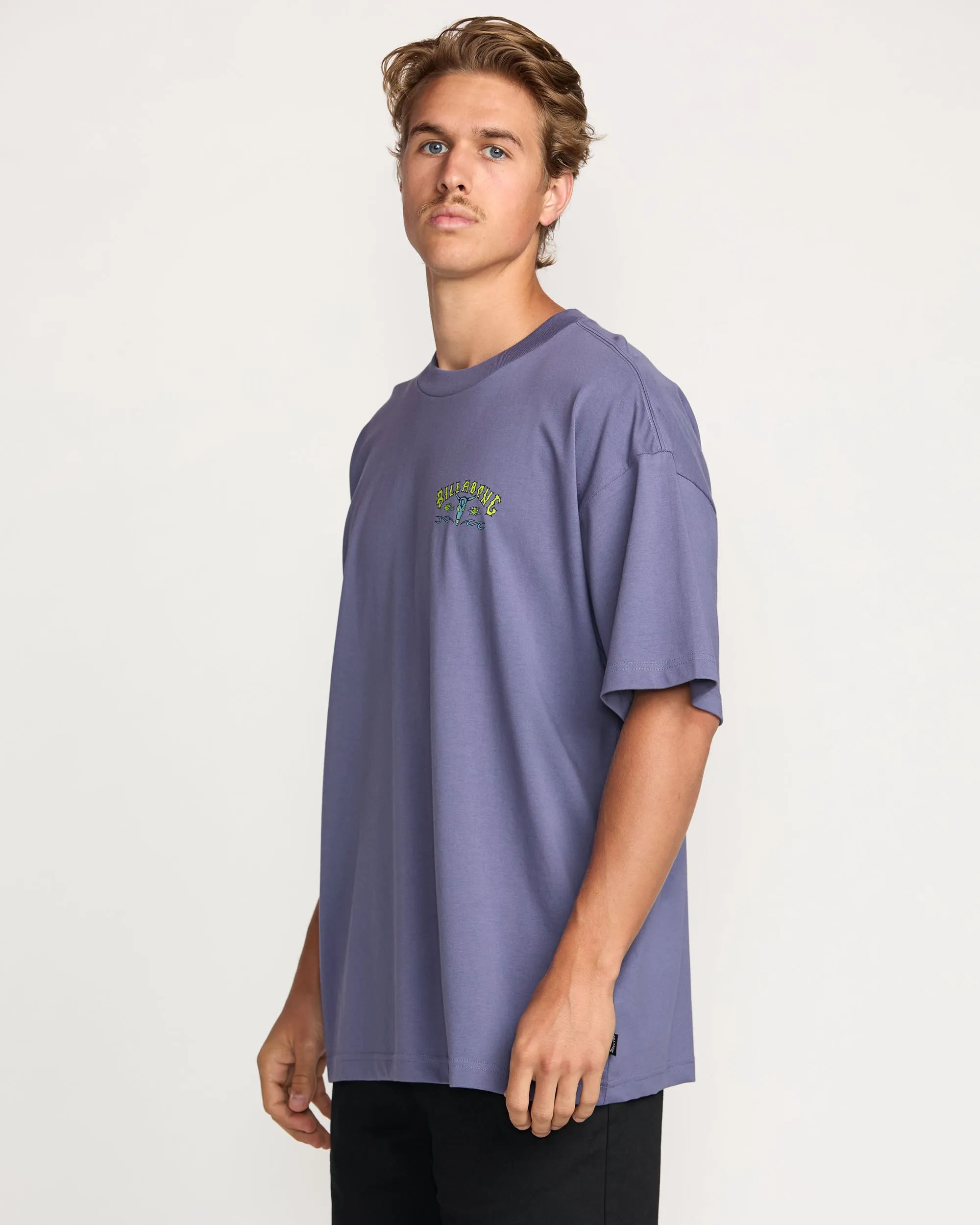 Raging Bull Regular Tee - Lavender Billabong